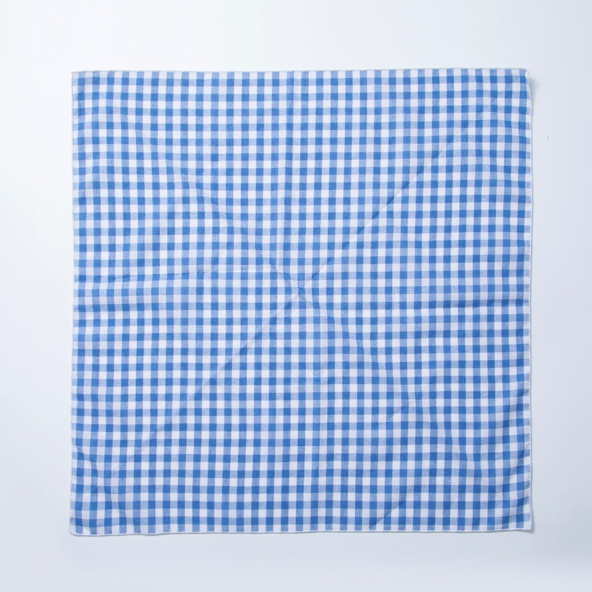 Gingham Cotton Bandana Scarf – 55x55cm for Summer Scarf Necklace Making, Hair, Bag Accessories WA3252 - DLUXCA