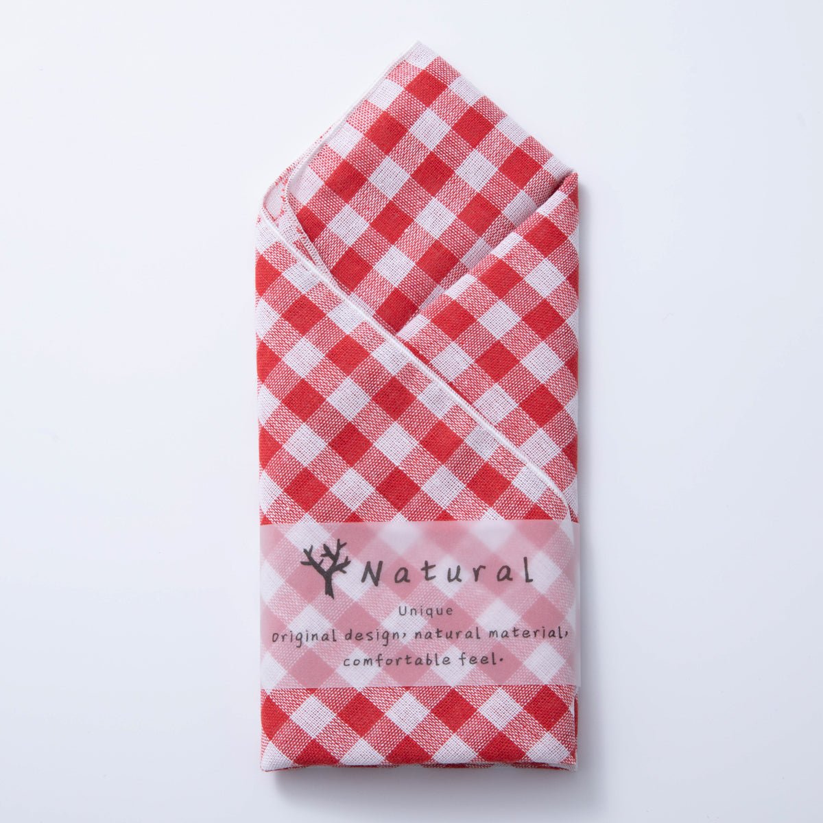 Gingham Cotton Bandana Scarf – 55x55cm for Summer Scarf Necklace Making, Hair, Bag Accessories WA3252 - DLUXCA