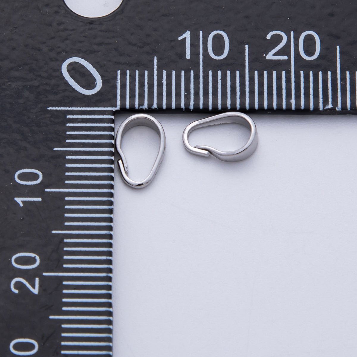 Gold Filled 8mm x 5.3mm Minimalist Bail Jewelry Findings | Findings - 00055 - DLUXCA