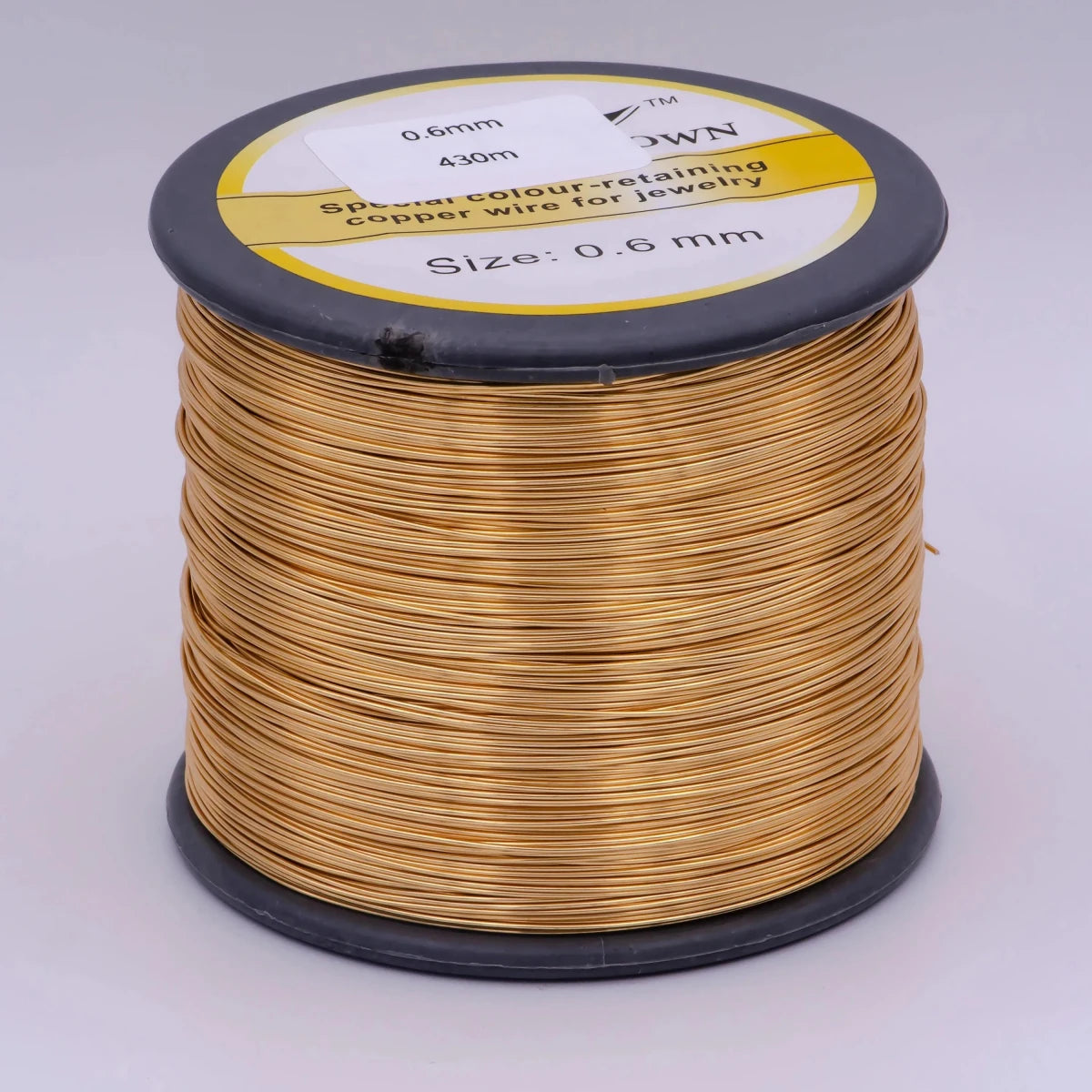 Gold plated non tarnish beading wire for craft supply copper wire tarnish resistant jewelry making 18, 20, 21, 22, 24, 26, 28 gauge 5 meter - DLUXCA