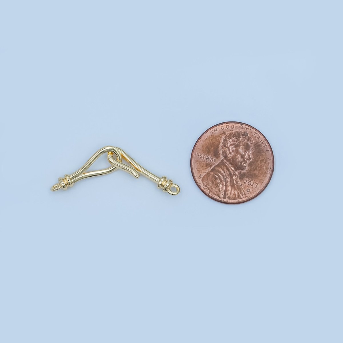 Gold, Silver Clasps With Hook for Jewelry End Clasp Closure Supply for Jewelry Making Z - 057 Z - 058 - DLUXCA