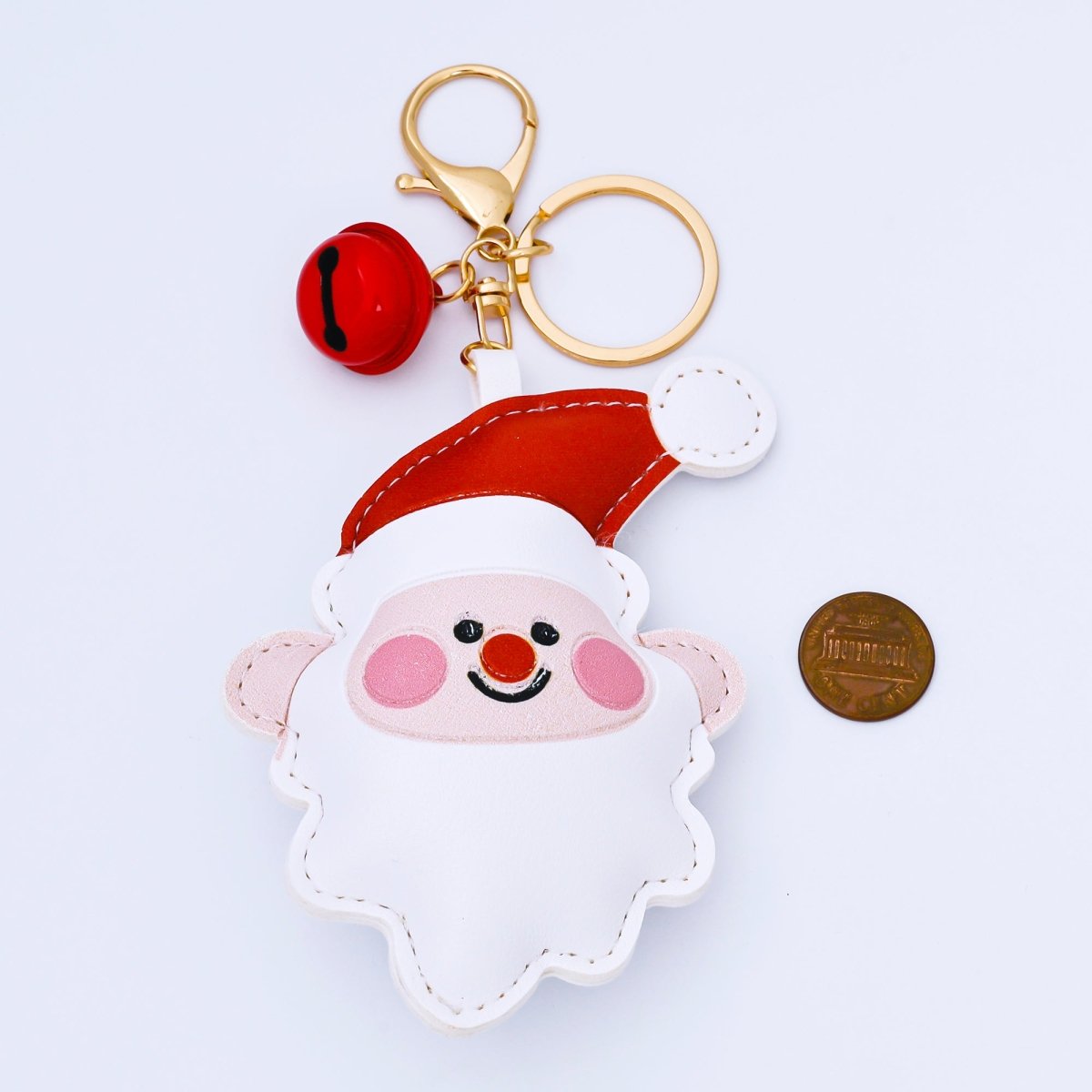 Limited Edition Christmas Tree, Santa Clause, Mitten Bag Charm Keychain for Holiday Season | WB - 00203 - DLUXCA