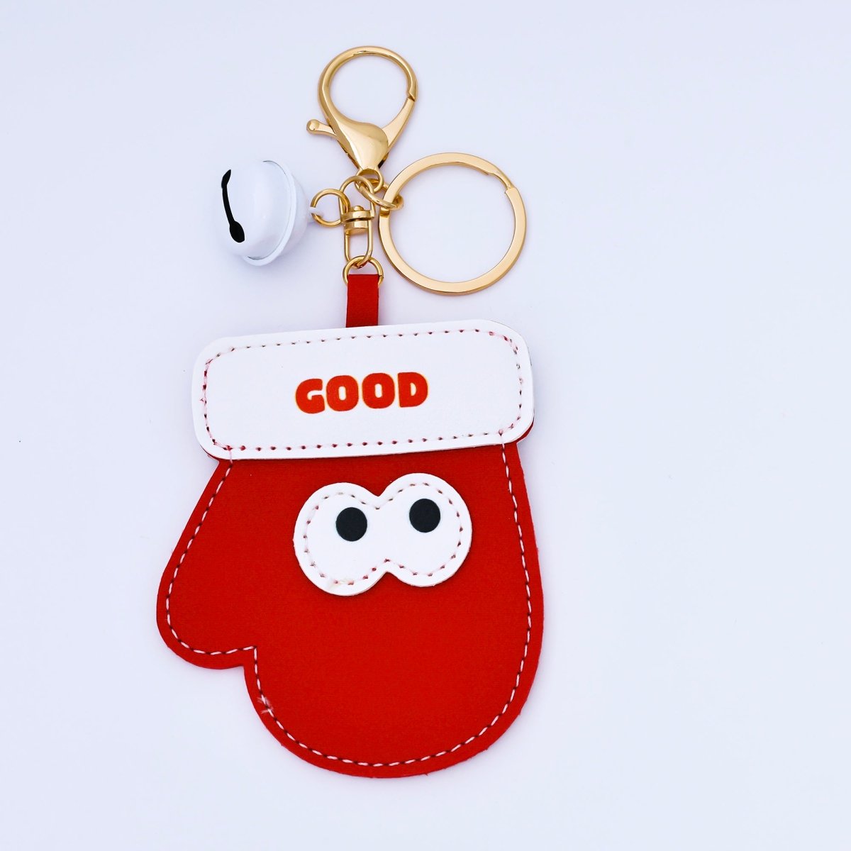 Limited Edition Christmas Tree, Santa Clause, Mitten Bag Charm Keychain for Holiday Season | WB - 00203 - DLUXCA