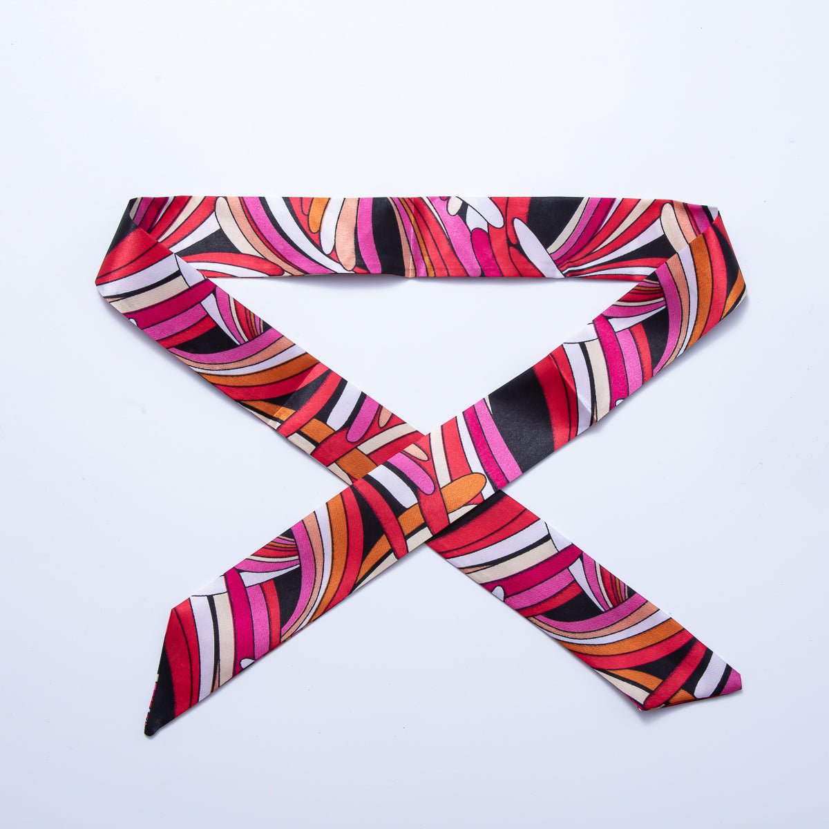 Modern Style 40mm Soft Faux Silk Bandana Scarf Necklace | WA - 1932 - DLUXCA