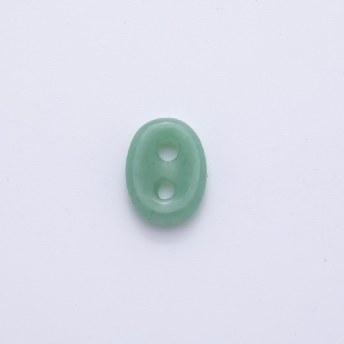 Natural Gemstone 2 Holes Button Spacer Beads | ZA1230 - ZA1233 - DLUXCA