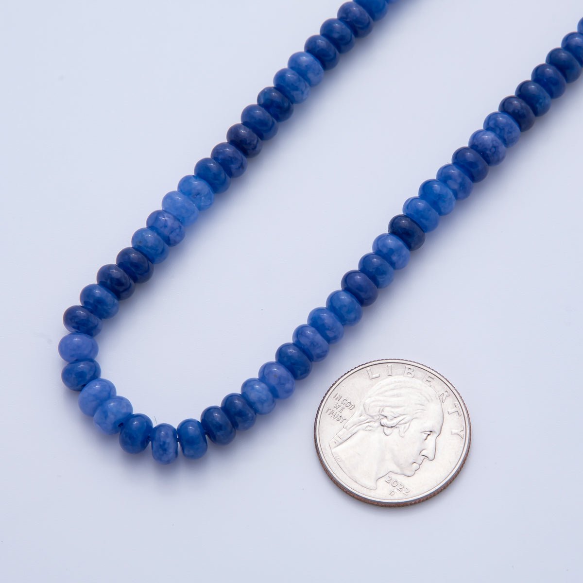 Natural Gemstone 4mm x 6mm Faceted Rondelle Loose Beads Strand Finding | WA - A3476 WA - A3480 WA - A3527 WA - A3529 WA - A3533 - DLUXCA