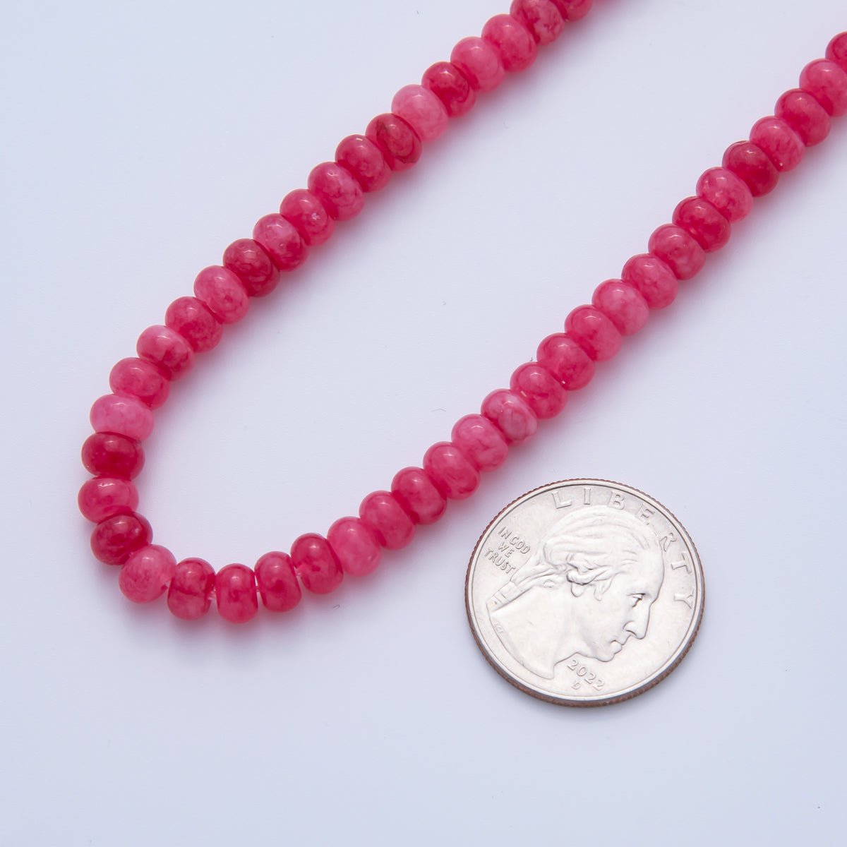 Natural Gemstone 4mm x 6mm Faceted Rondelle Loose Beads Strand Finding | WA - A3476 WA - A3480 WA - A3527 WA - A3529 WA - A3533 - DLUXCA