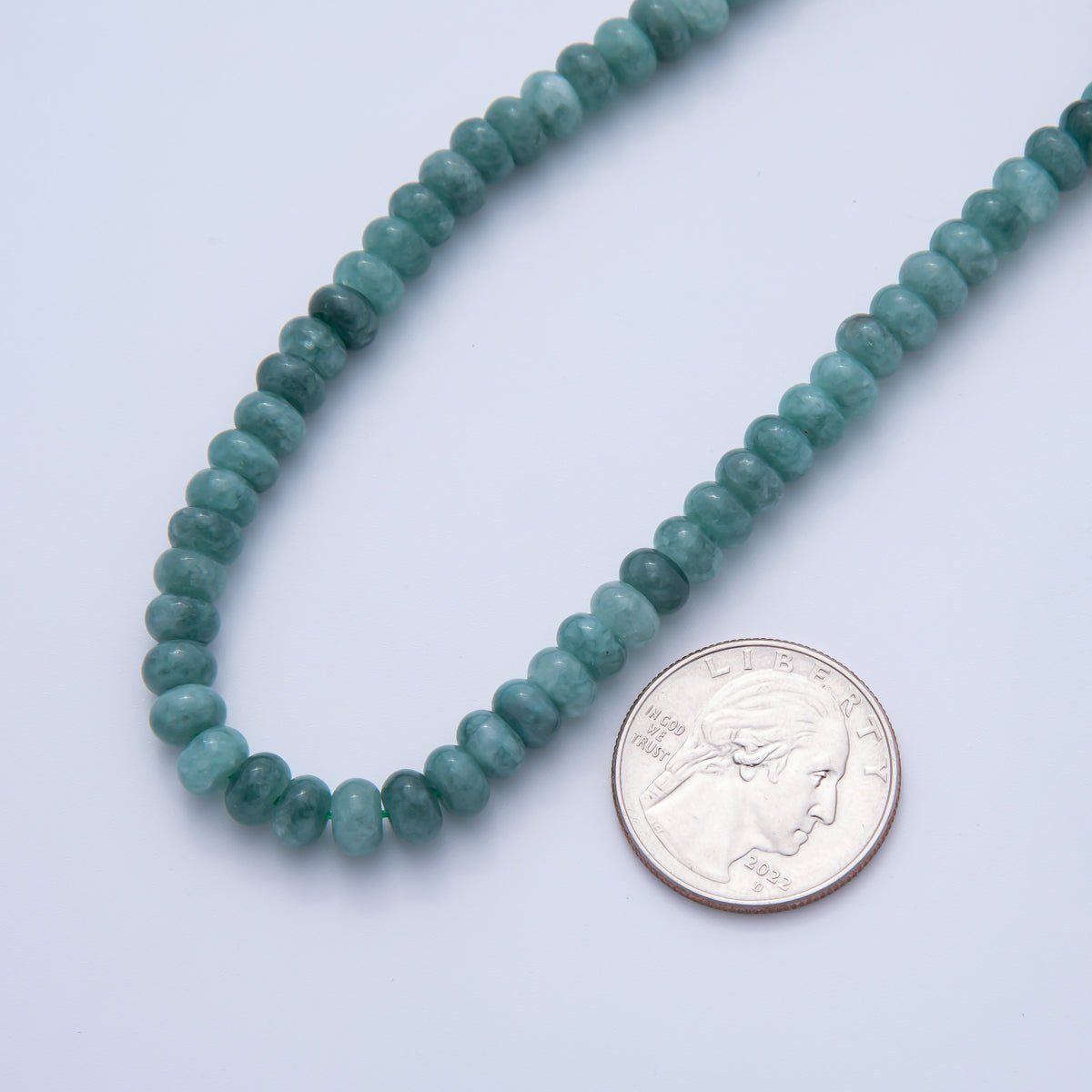 Natural Gemstone 4mm x 6mm Smooth Colorful Agate Rondelle Beads Strand Finding | WA - A3477 - WA - A3479, WA - A3517 - WA - A3526, WA - A3530 - WA - A3534 - DLUXCA