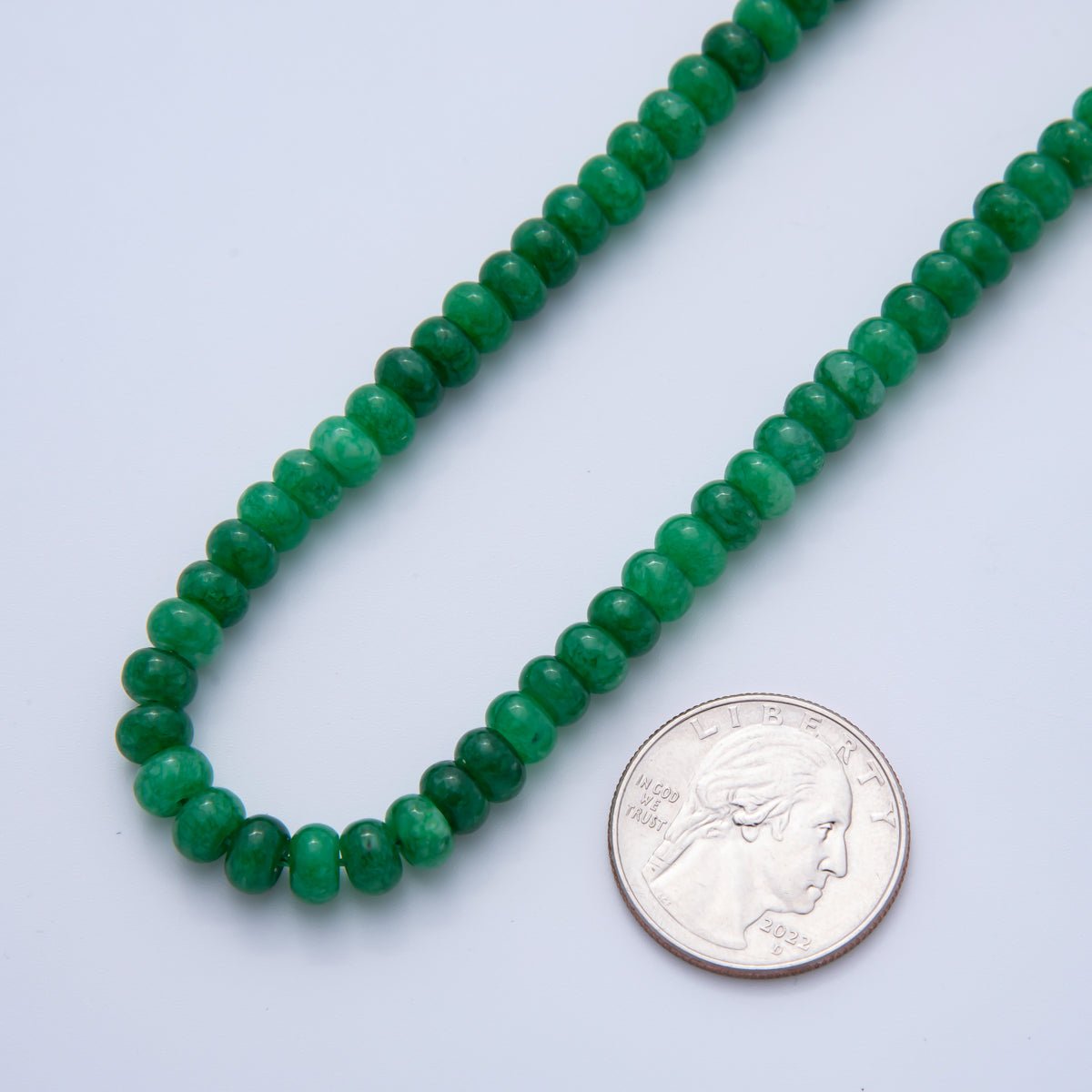 Natural Gemstone 4mm x 6mm Smooth Colorful Agate Rondelle Beads Strand Finding | WA - A3477 - WA - A3479, WA - A3517 - WA - A3526, WA - A3530 - WA - A3534 - DLUXCA