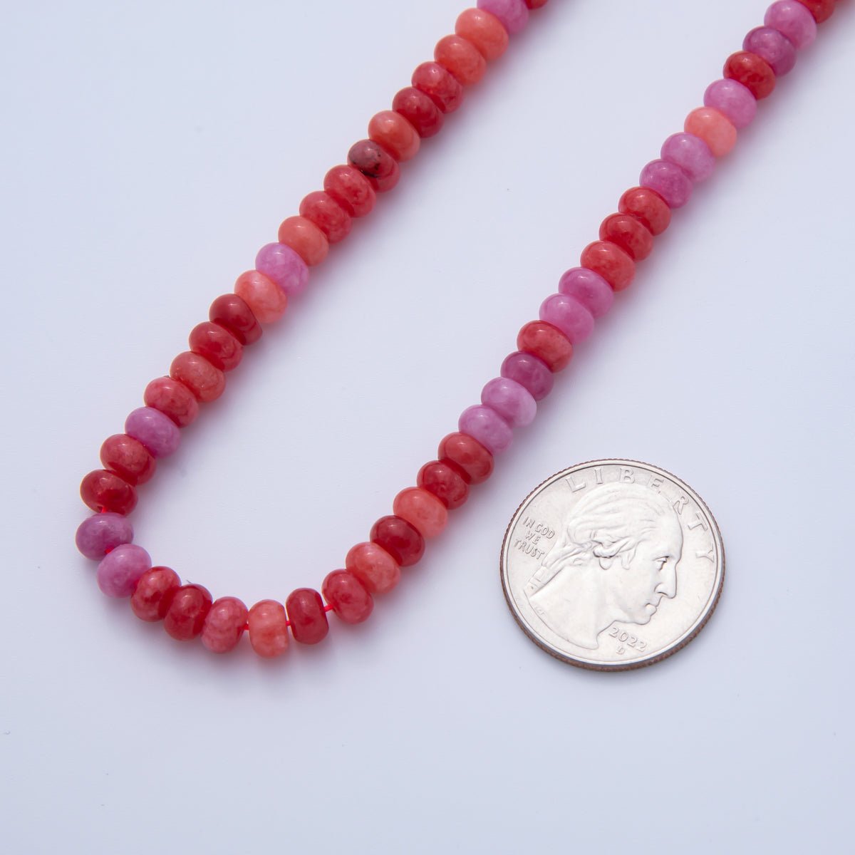 Natural Gemstone 4mm x 6mm Smooth Colorful Agate Rondelle Beads Strand Finding | WA - A3477 - WA - A3479, WA - A3517 - WA - A3526, WA - A3530 - WA - A3534 - DLUXCA