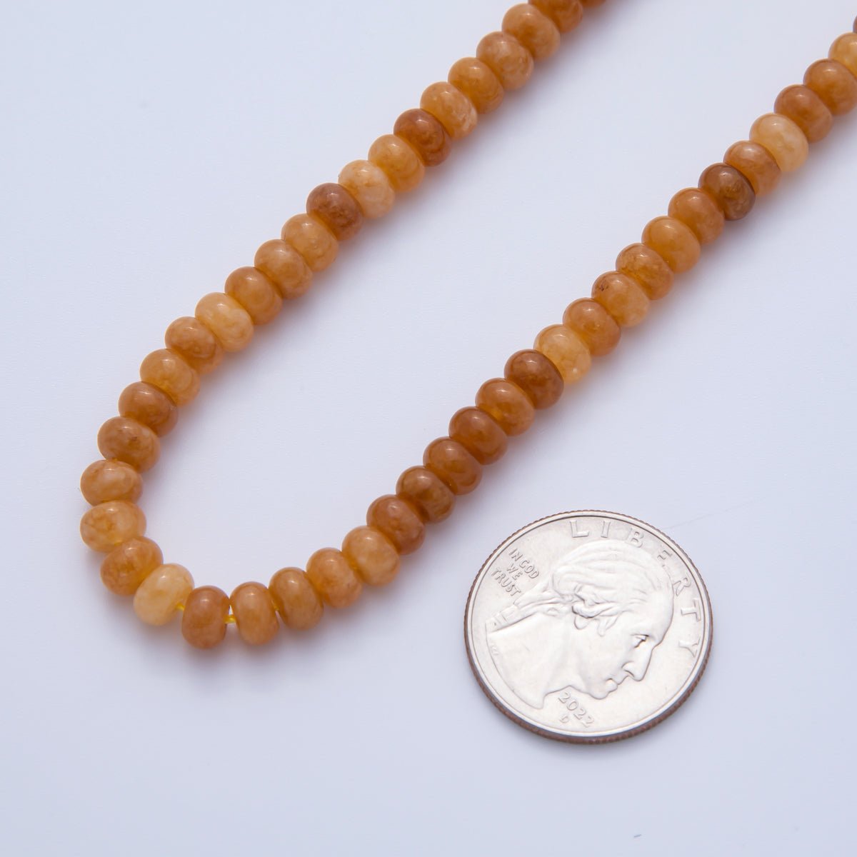 Natural Gemstone 4mm x 6mm Smooth Colorful Agate Rondelle Beads Strand Finding | WA - A3477 - WA - A3479, WA - A3517 - WA - A3526, WA - A3530 - WA - A3534 - DLUXCA