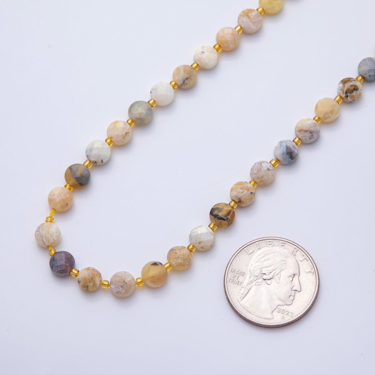 Natural Gemstone 6.5mm x 3.5mm Pomegranate Flower Beads Strand Finding | WA - A3564 WA - A3565, WA - A3568 - WA - A3570 - DLUXCA