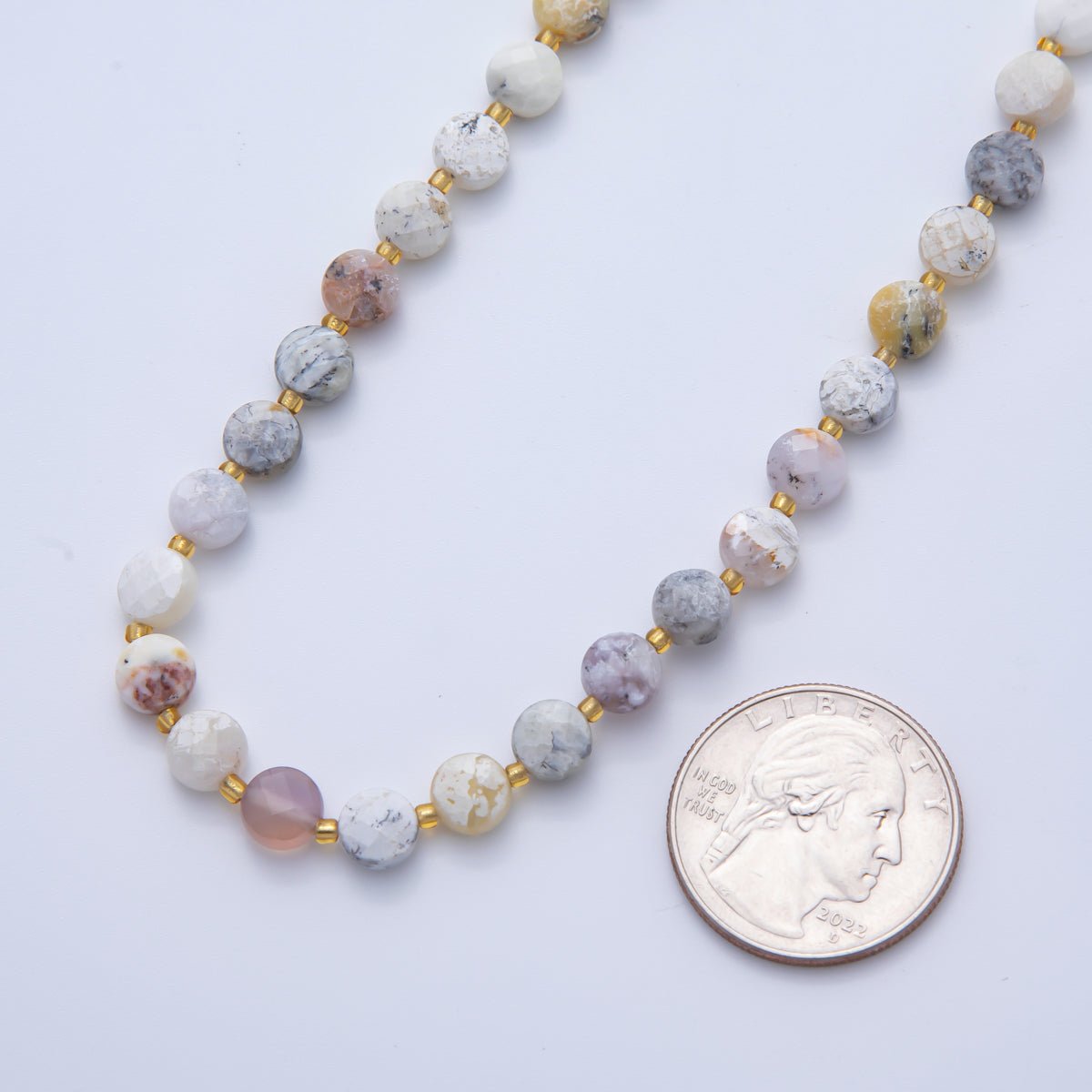 Natural Gemstone 6.5mm x 3.5mm Pomegranate Flower Beads Strand Finding | WA - A3564 WA - A3565, WA - A3568 - WA - A3570 - DLUXCA