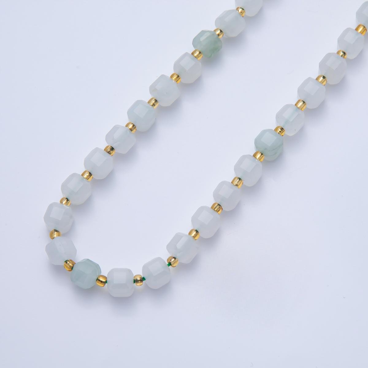 Natural Gemstone 6.5mm x 6.5mm Faceted Cube Dice Square Beads Strand Finding | WA - A3549 - WA - A3561 - DLUXCA