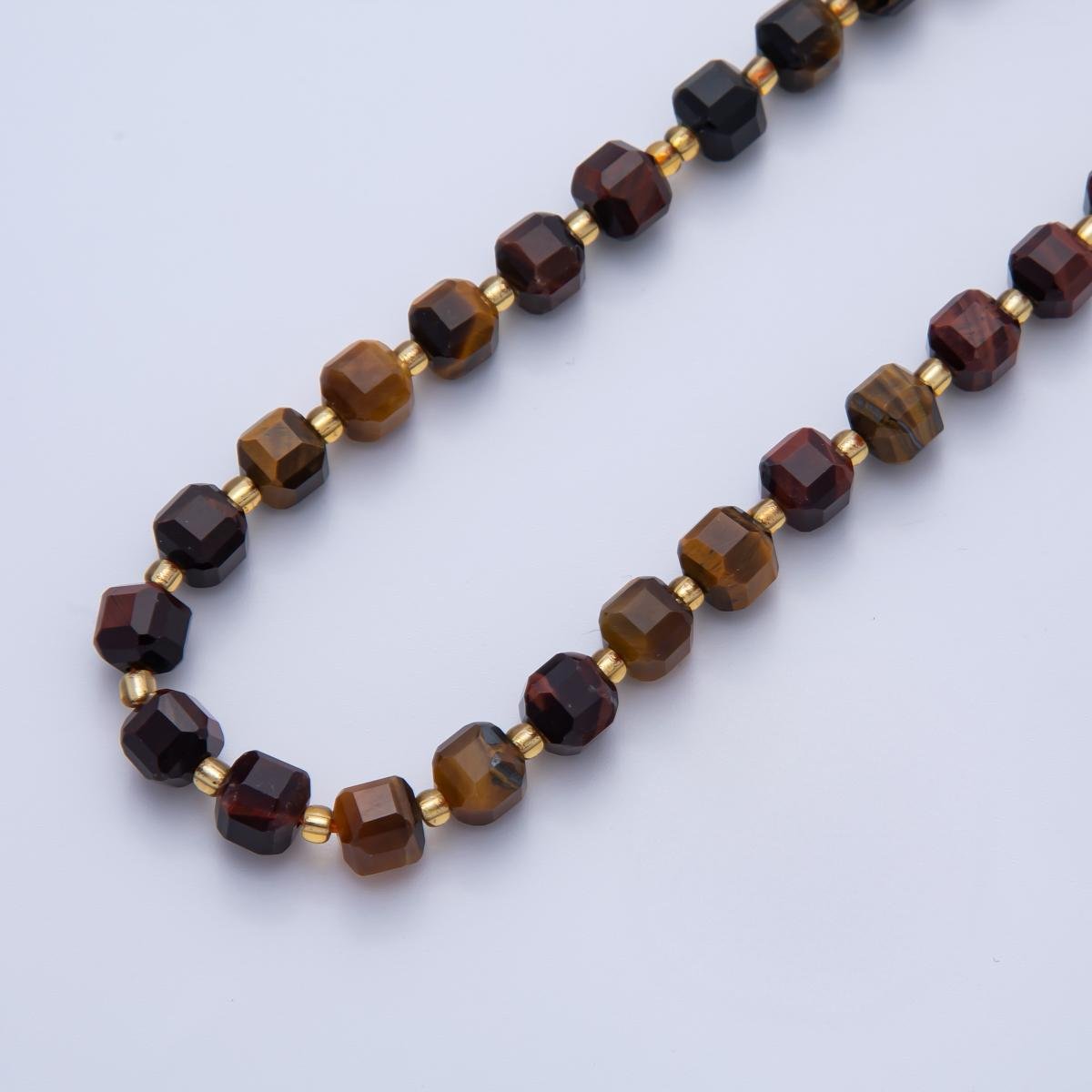 Natural Gemstone 6.5mm x 6.5mm Faceted Cube Dice Square Beads Strand Finding | WA - A3549 - WA - A3561 - DLUXCA