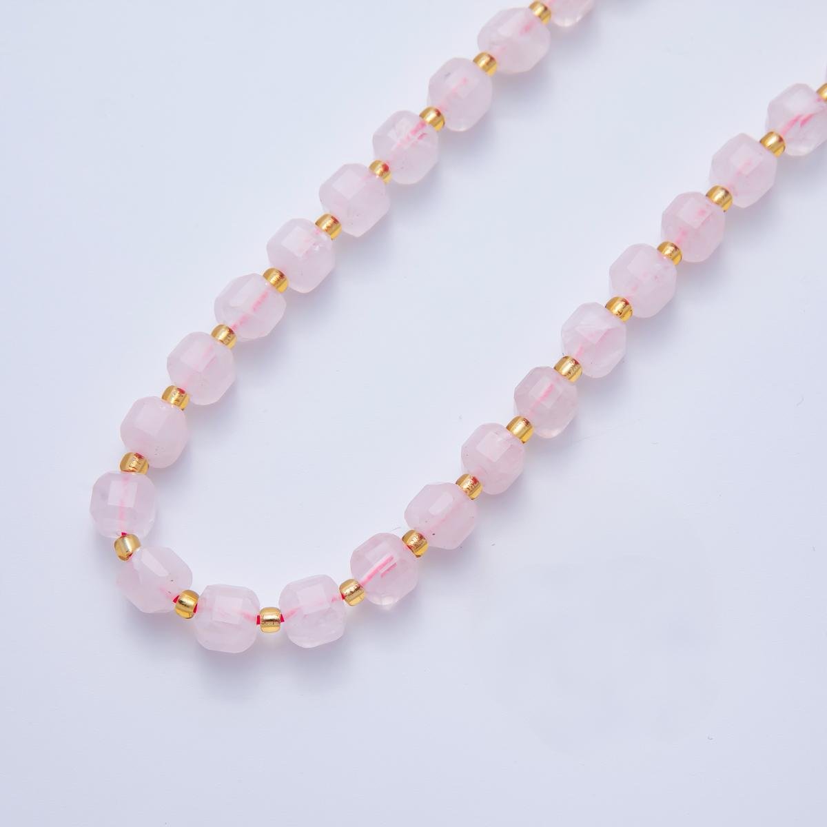 Natural Gemstone 6.5mm x 6.5mm Faceted Cube Dice Square Beads Strand Finding | WA - A3549 - WA - A3561 - DLUXCA