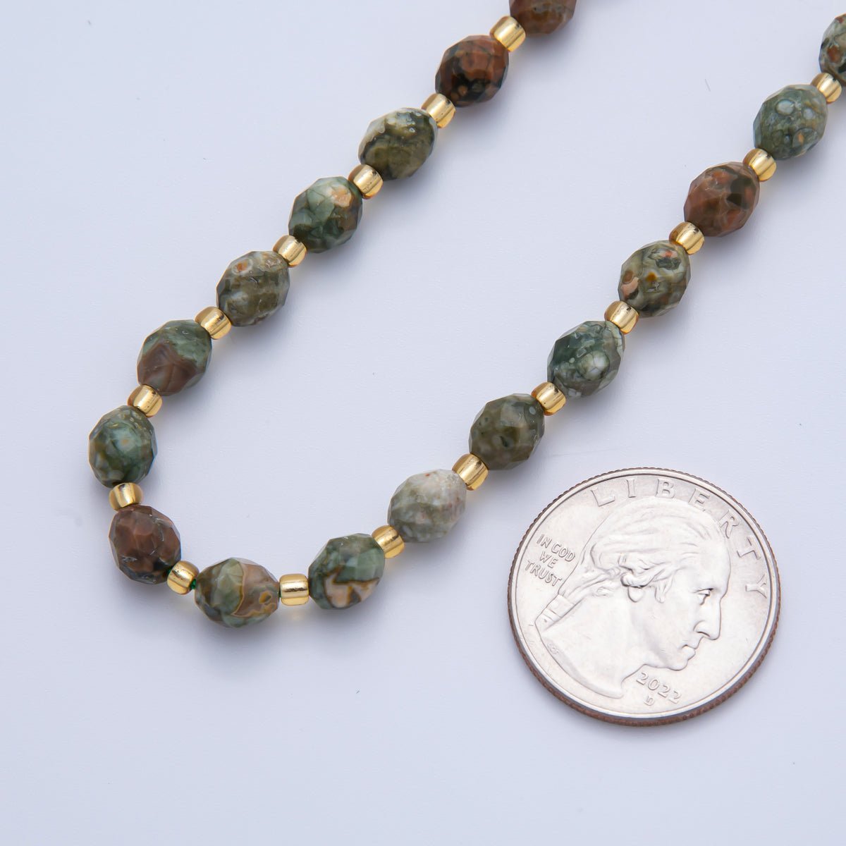 Natural Gemstone 6.5mm x 7.5mm Faceted Oval Beads Strand Finding | WA - A3577 - WA - A3584 - DLUXCA