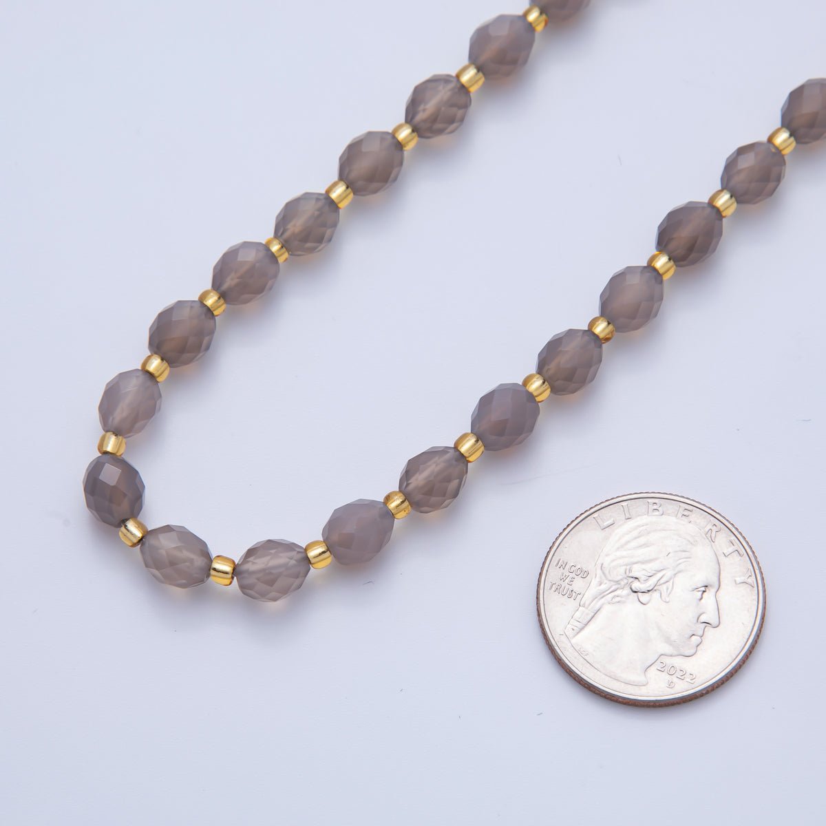 Natural Gemstone 6.5mm x 7.5mm Faceted Oval Beads Strand Finding | WA - A3577 - WA - A3584 - DLUXCA