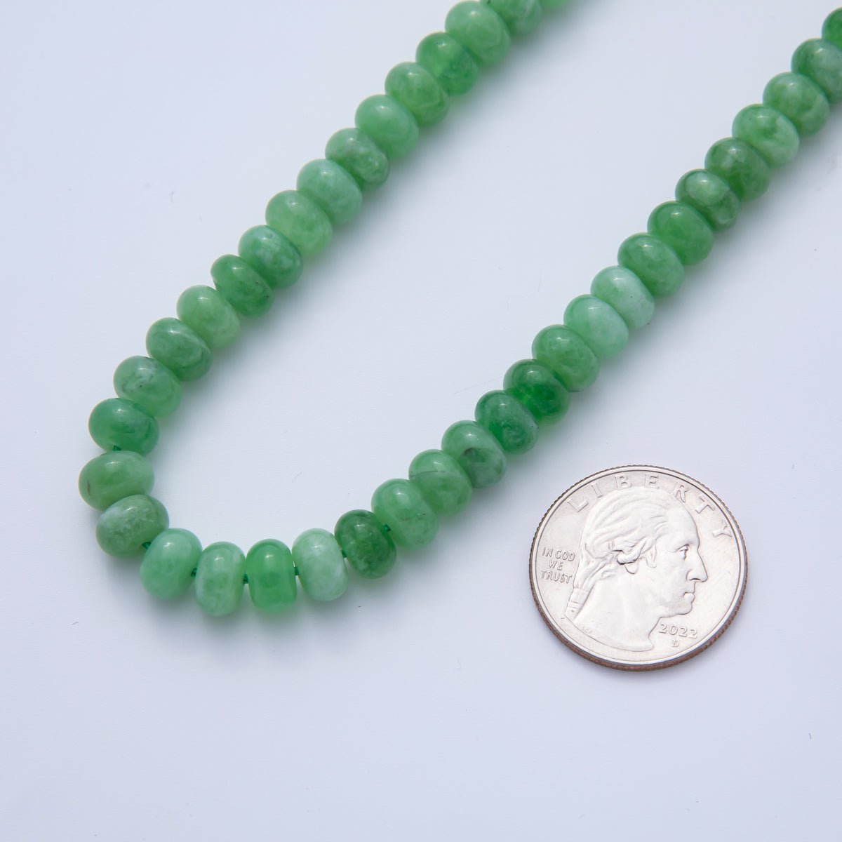 Natural Gemstone 8mm x 5mm Rondelle Loose Beads Strand Finding | WA - A3540 - WA - A3548 - DLUXCA