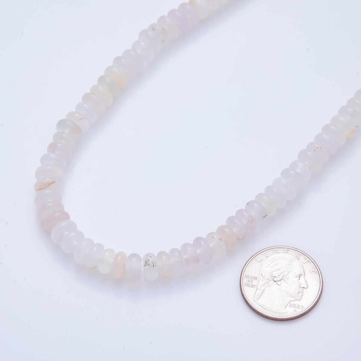 Natural Gemstone 8mm x 5mm Rondelle Loose Beads Strand Finding | WA - A3540 - WA - A3548 - DLUXCA