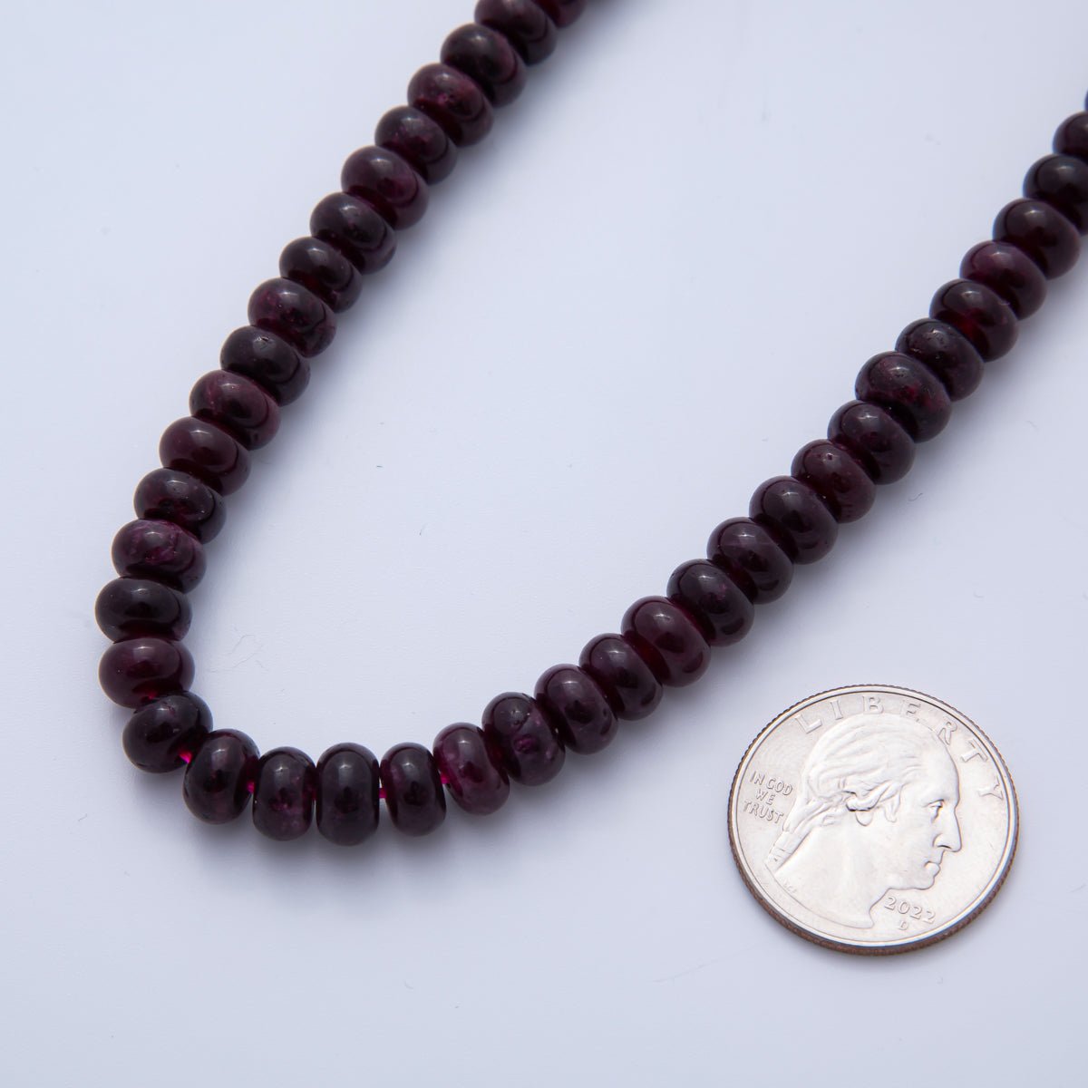 Natural Gemstone 8mm x 5mm Rondelle Loose Beads Strand Finding | WA - A3540 - WA - A3548 - DLUXCA