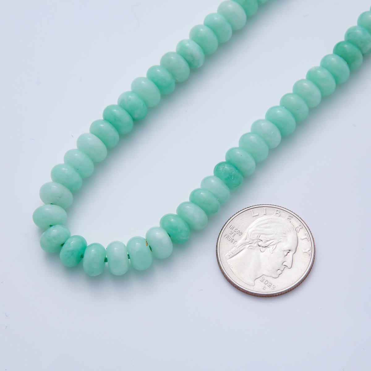 Natural Gemstone 8mm x 5mm Rondelle Loose Beads Strand Finding | WA - A3540 - WA - A3548 - DLUXCA