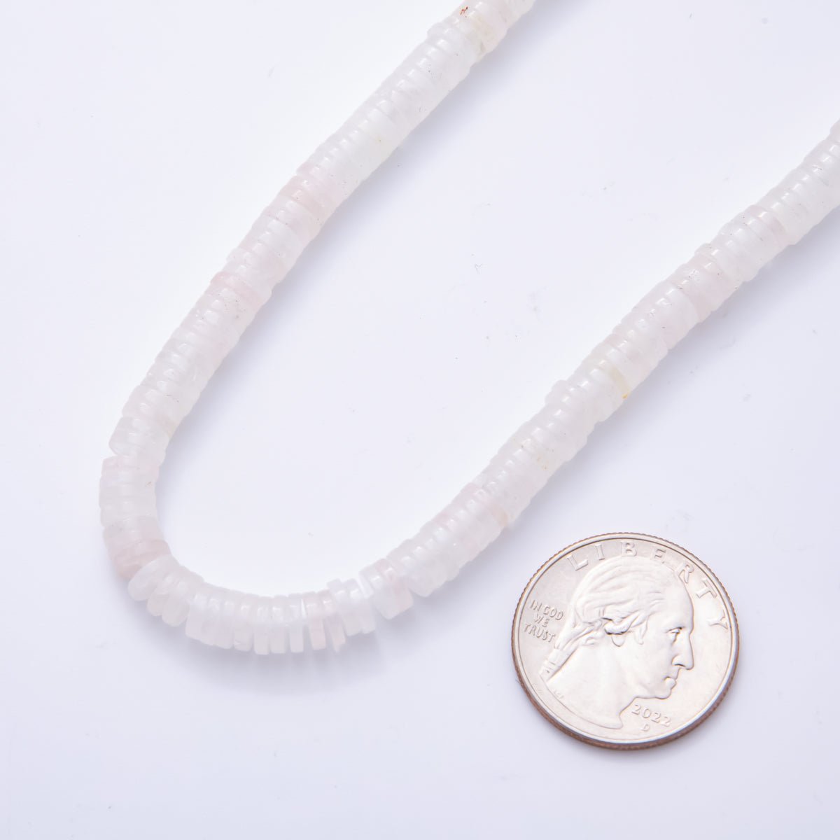Natural Gemstone Heishi Beads 6mm x 1.5mm Flat Disc Coin Beads Strand Finding | WA - A3598 - WA - A3608 - DLUXCA