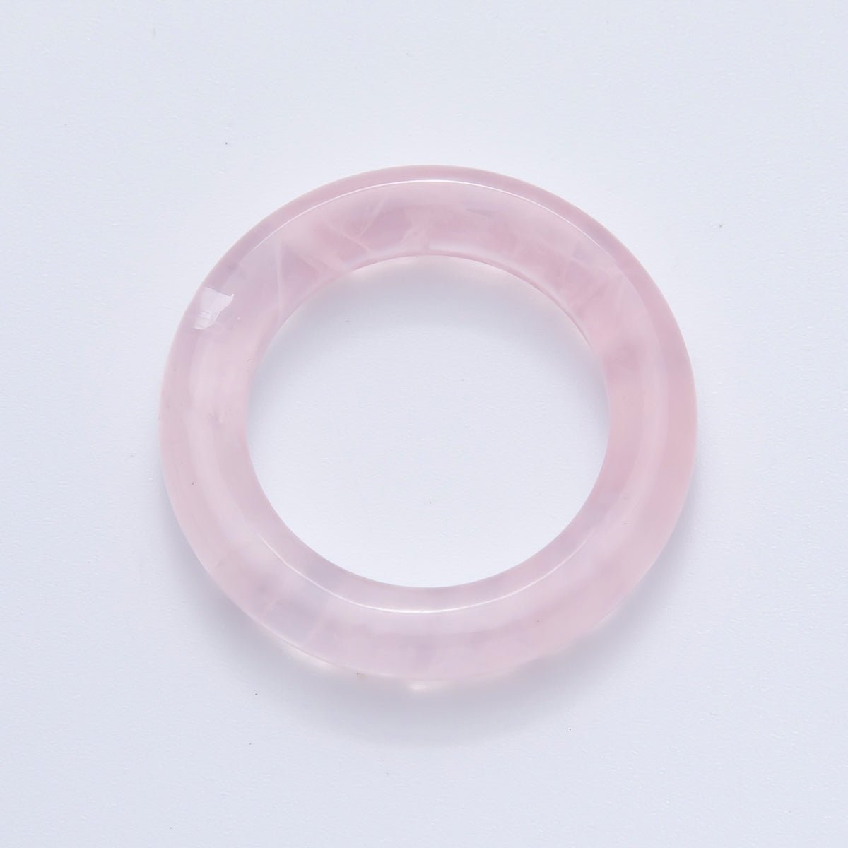 Natural Gemstone Round Ring Smooth Polish Spacer Beads | ZA1227 - ZA1229 - DLUXCA
