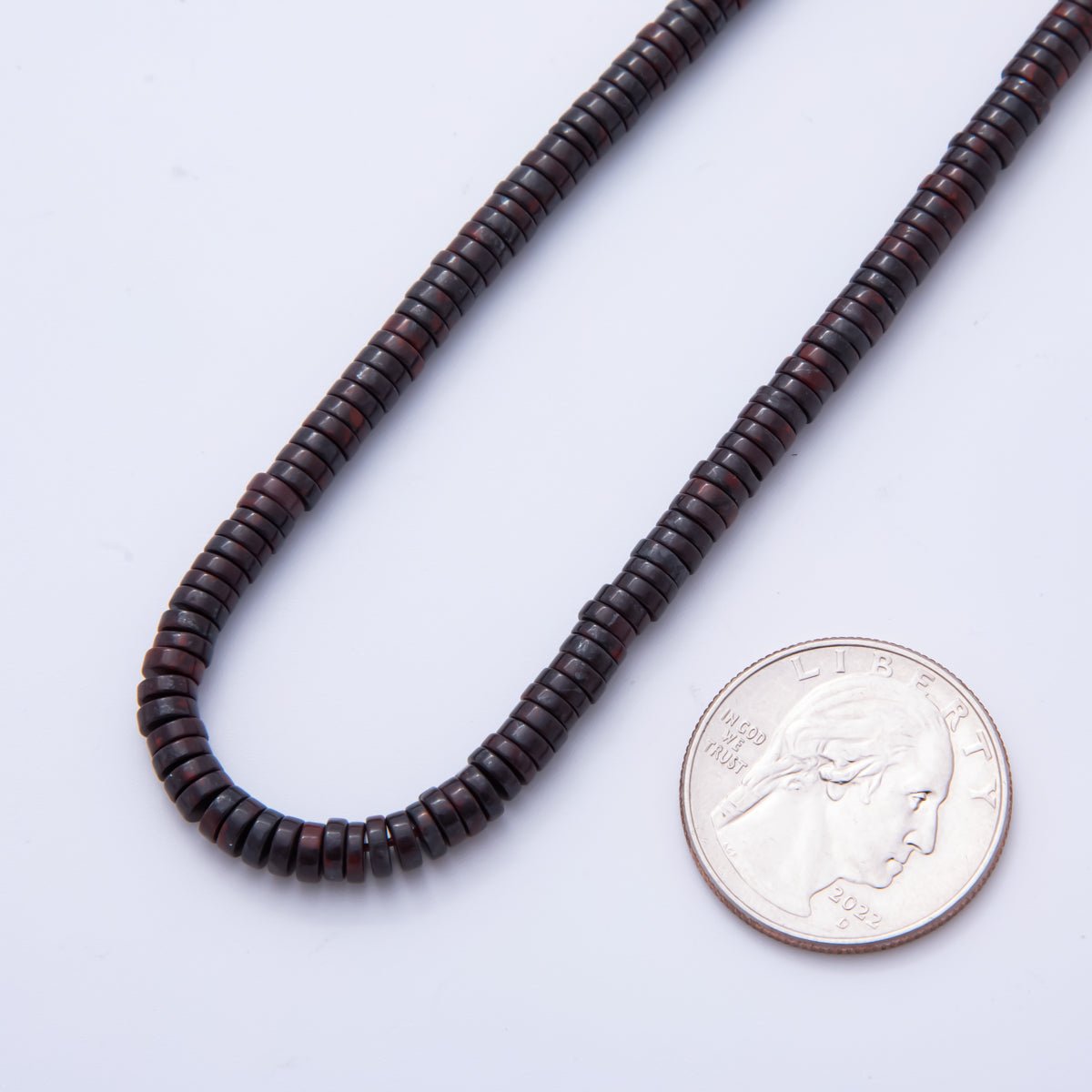 Natural Rondelle Beads Gemstone 4mm x 1.5mm Dark Mix Color Fall Winter Beads Strand Finding | WA - A3586 - WA - A3597 - DLUXCA