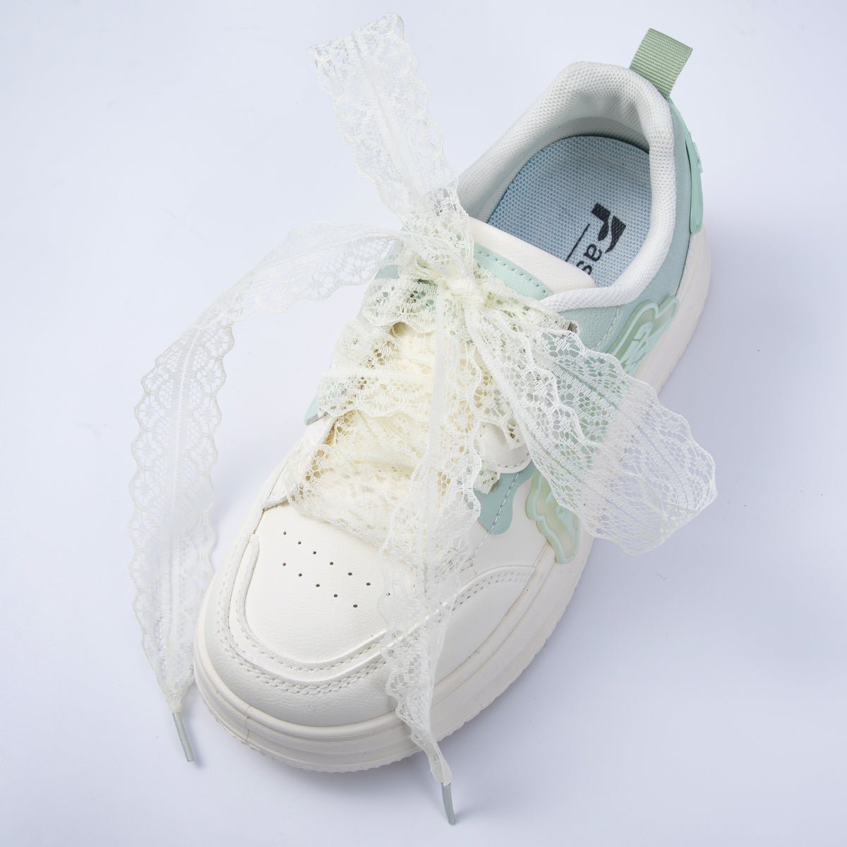Pastel Coquette Ribbon Lace Shoelaces | WB00302 - WB00304 - DLUXCA