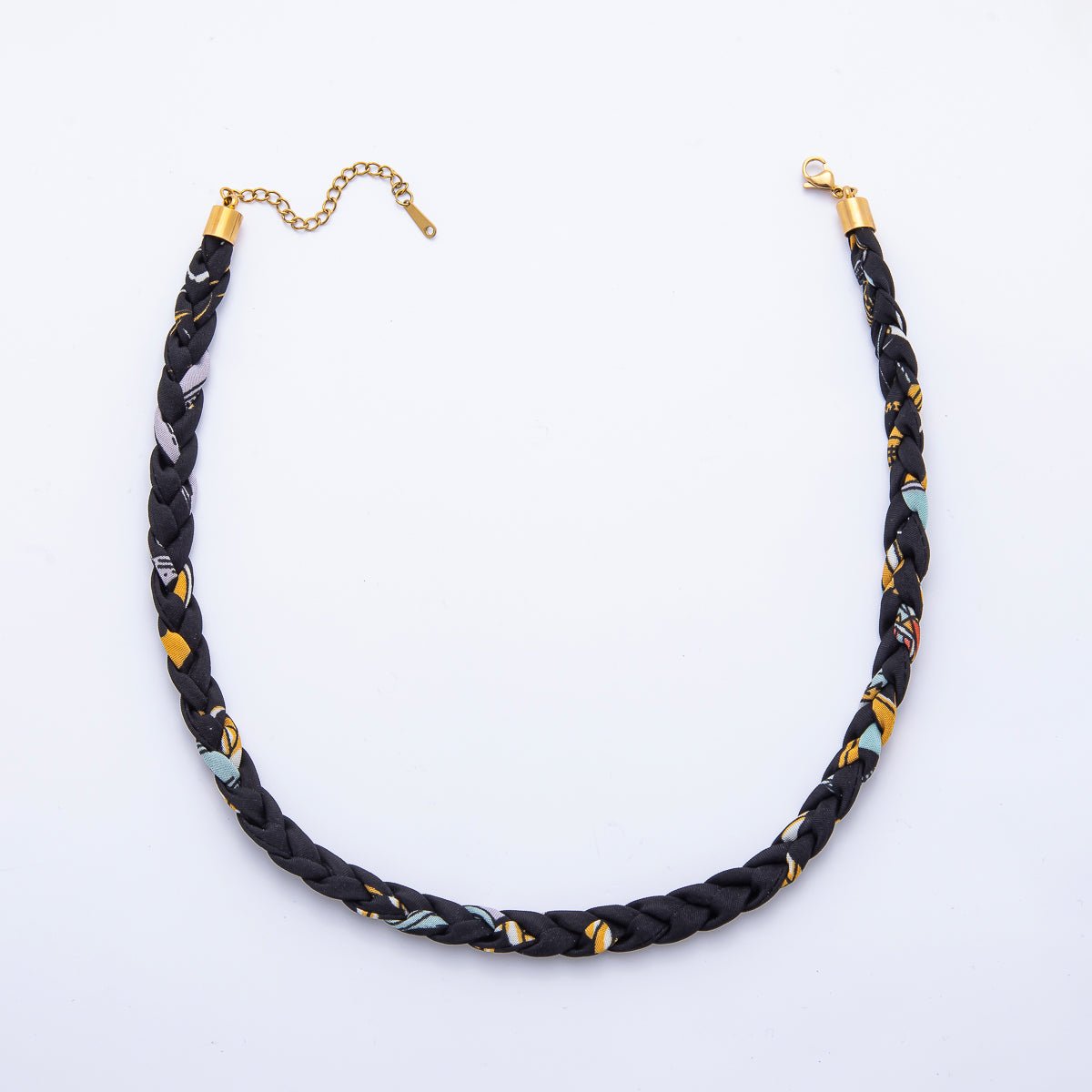 Ready to wear Fabric Necklace 17 Inch for Jewelry Making Supply WA - 674 - DLUXCA