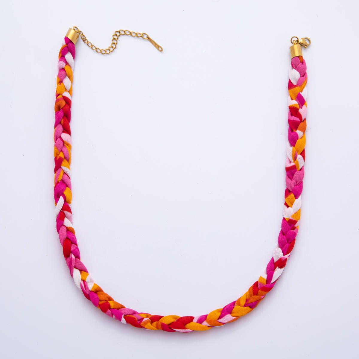 Ready to wear Fabric Necklace 17 Inch for Jewelry Making Supply WA - 674 - DLUXCA