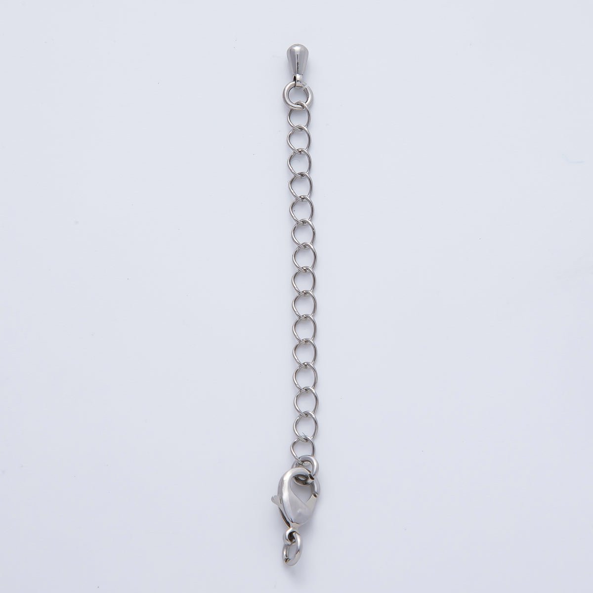 Rhodium Plated 68mm Lobster Claw Clasps Extender Finding | Z1663 - DLUXCA