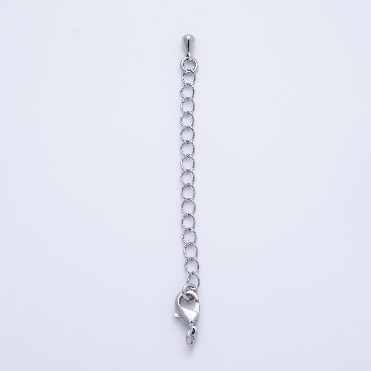 Rhodium Plated 69mm Lobster Claw Clasps Extender Finding | Z1664 - DLUXCA