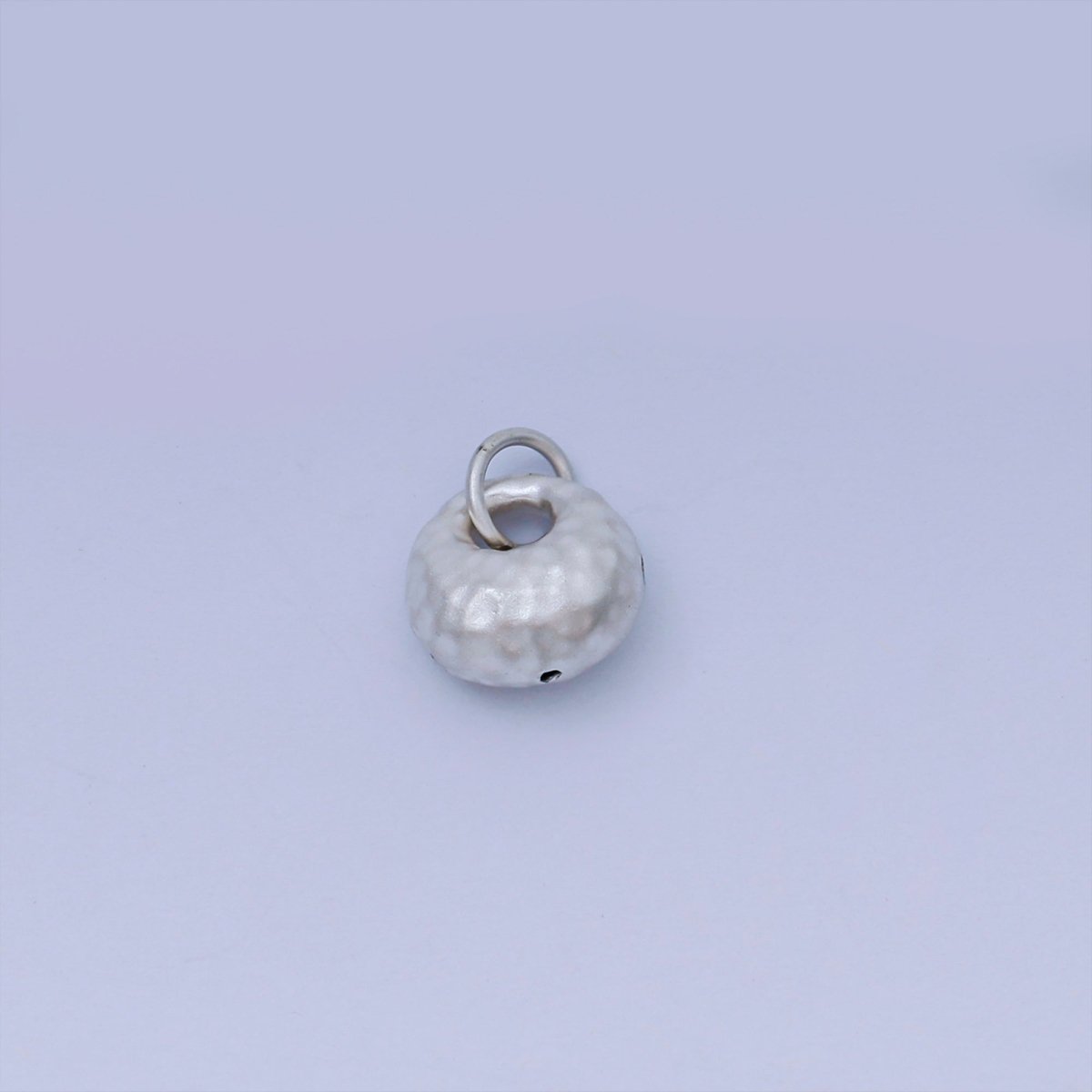 S925 Sterling Silver 10mm Puffed Bag Round Fruit Charm | SL - 666 - DLUXCA