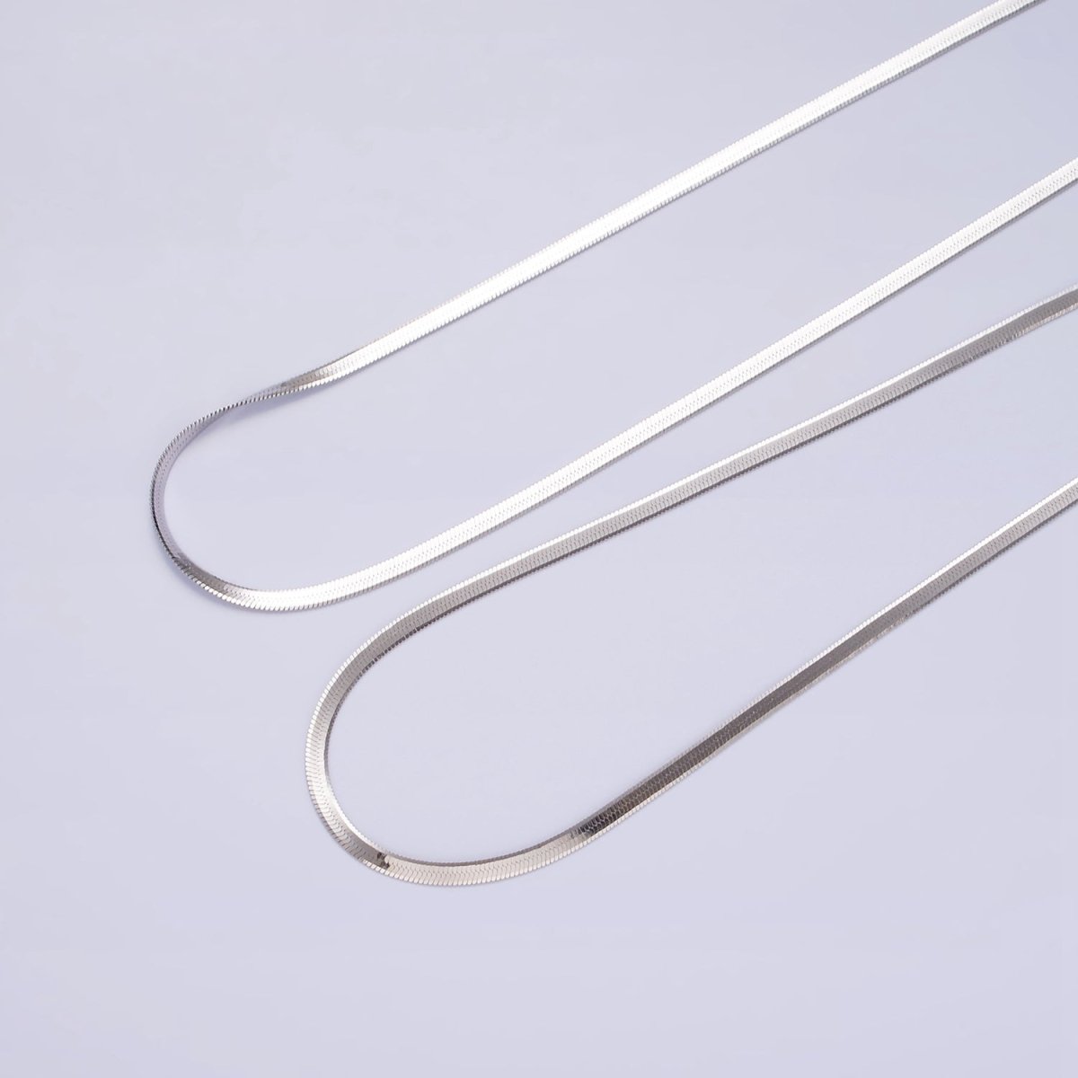 S925 Sterling Silver 2mm Snake Chain 17Inch Necklace w. Extender | WA - 02158 - DLUXCA
