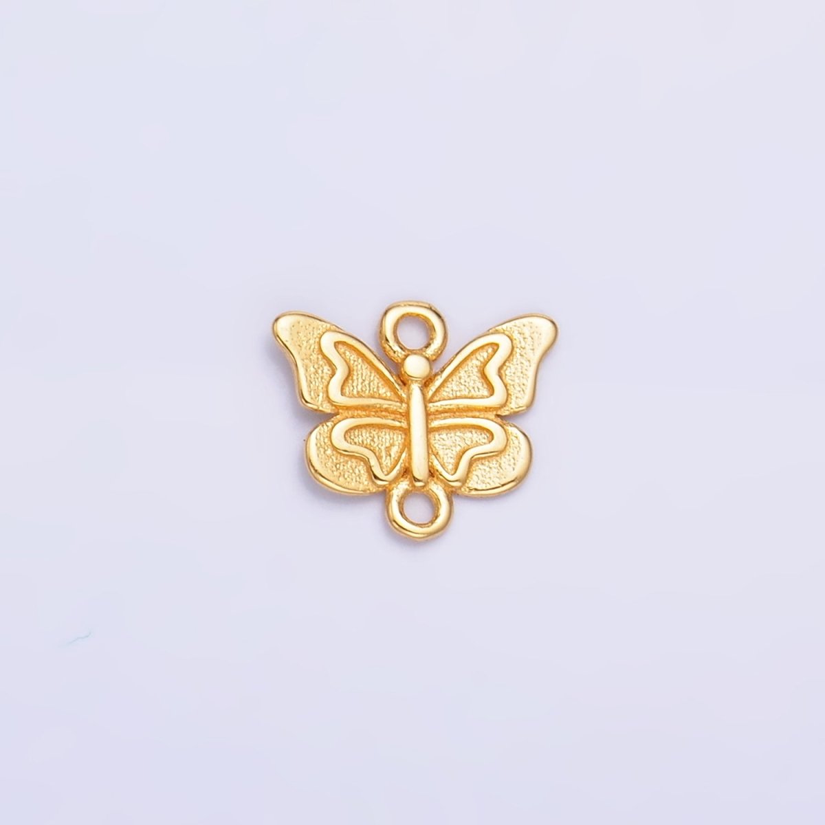 S925 Sterling Silver Butterfly Insect Connector in Gold & Silver | SL - 613 - DLUXCA