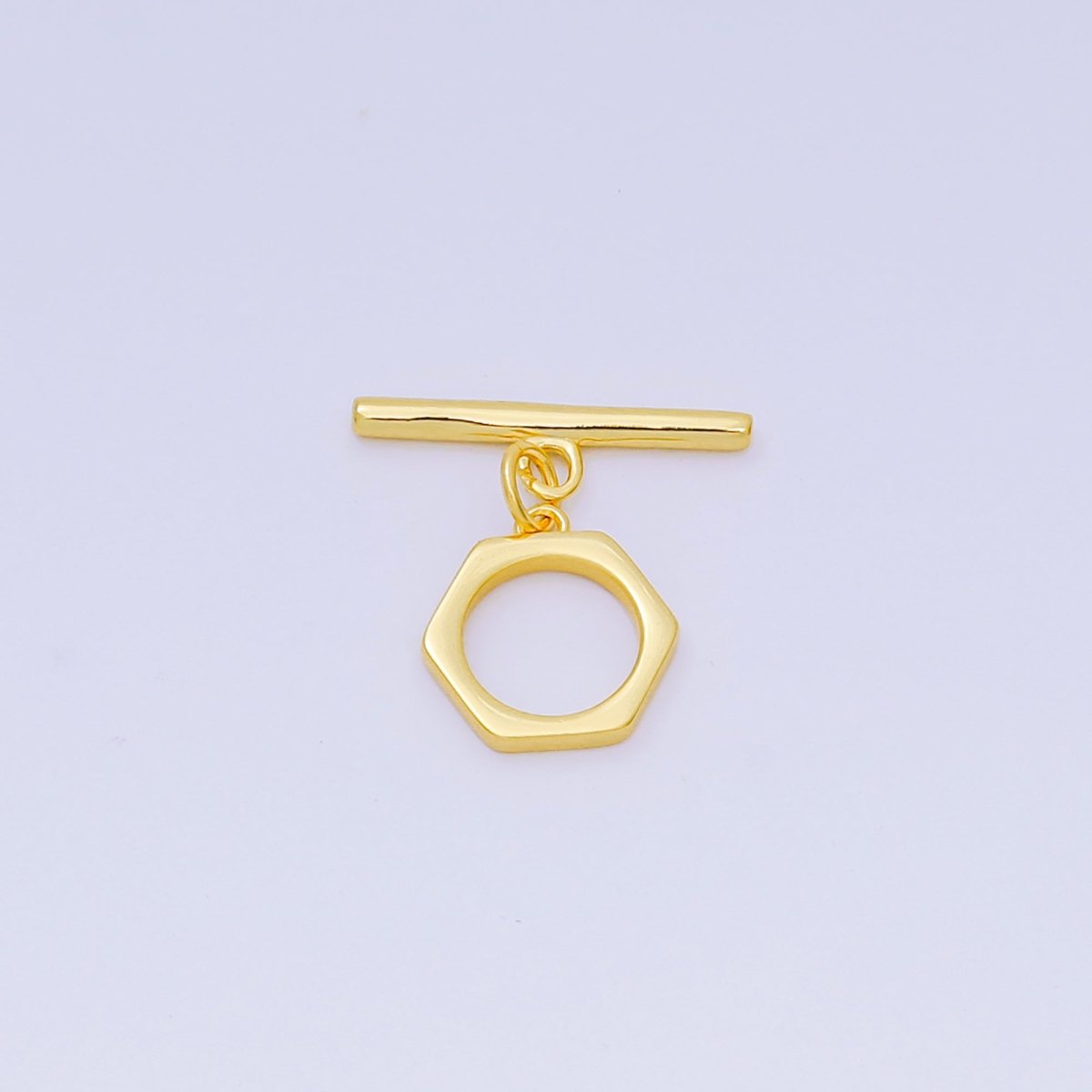 S925 Sterling Silver Gold Vermeil OT Clasp Dainty Toggle Clasps Closure Finding | SL - 670 - DLUXCA