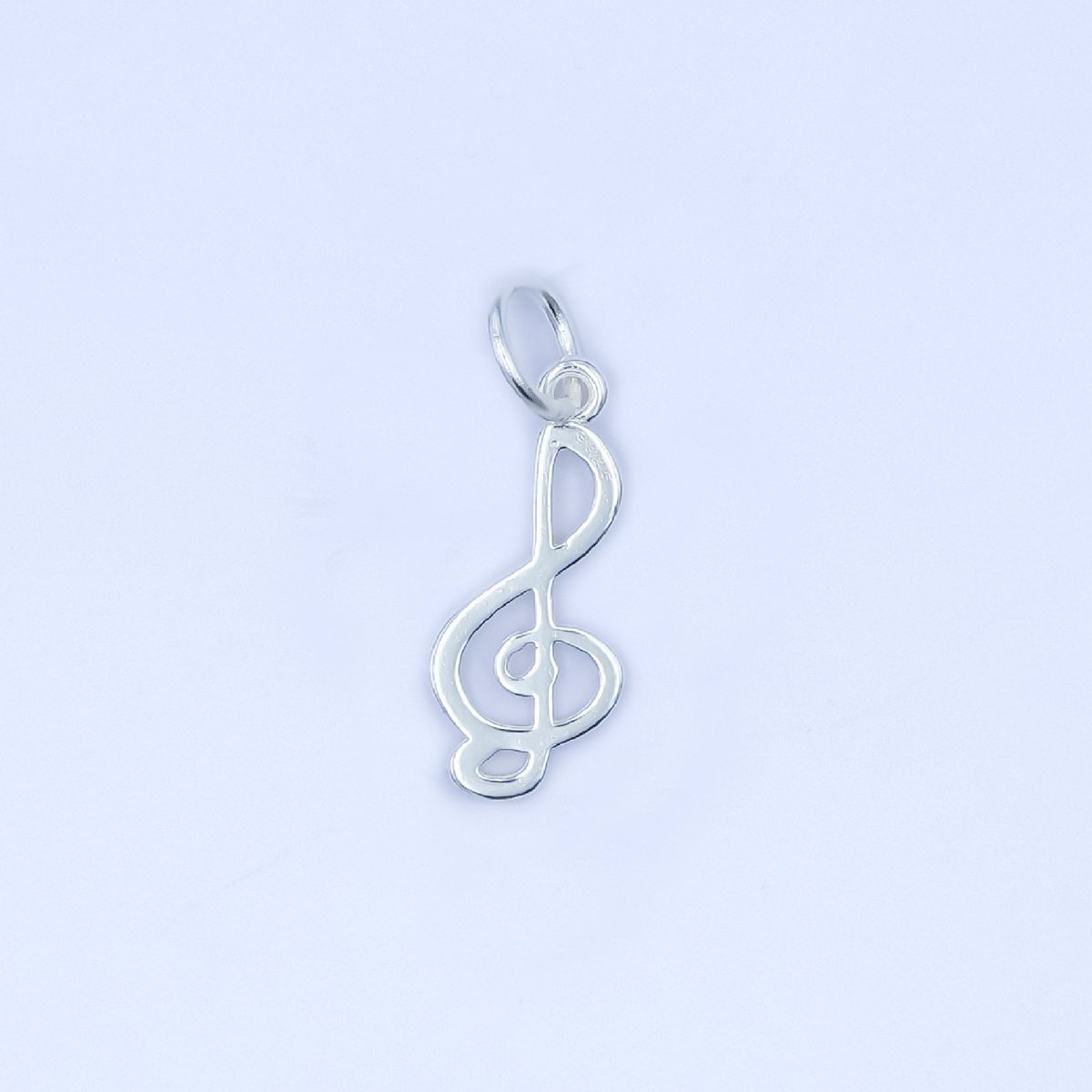 S925 Sterling Silver Musical Note Treble Clef Charm in Gold & Silver | SL - 646 - DLUXCA