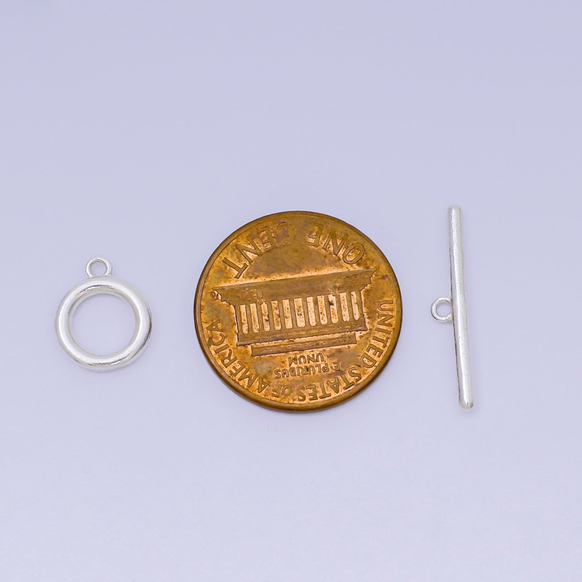 S925 Sterling Silver OT Clasp Dainty Toggle Clasps Closure Finding | SL - 651 - DLUXCA