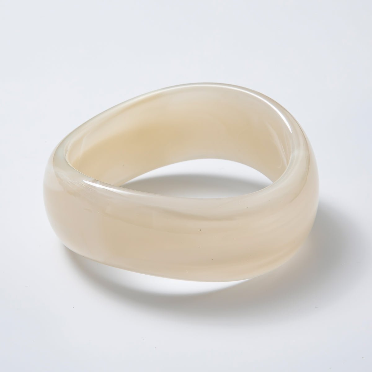 Solid Resin Acrylic Geometric Wide Bangle Bracelet | WA - 3384 ~ WA - 3393 - DLUXCA