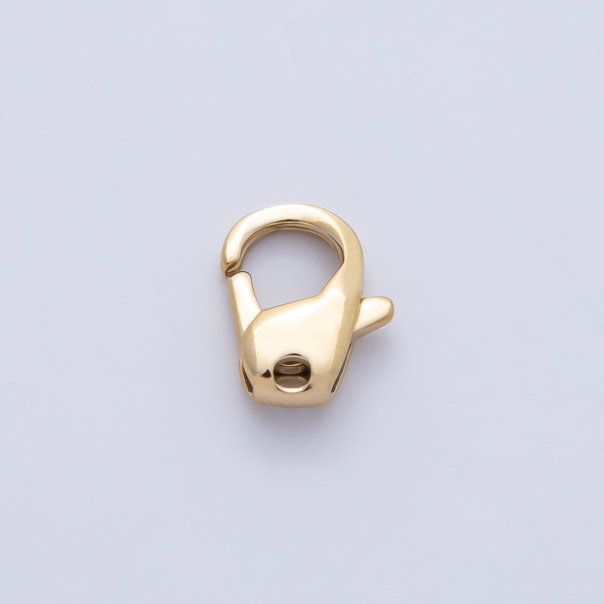 Stainless Steel 10.5mm, 13mm Minimalist Lobster Claw Clasps Finding | Z1626 Z1627 - DLUXCA