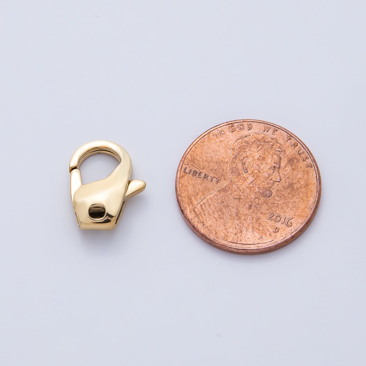 Stainless Steel 10.5mm, 13mm Minimalist Lobster Claw Clasps Finding | Z1626 Z1627 - DLUXCA