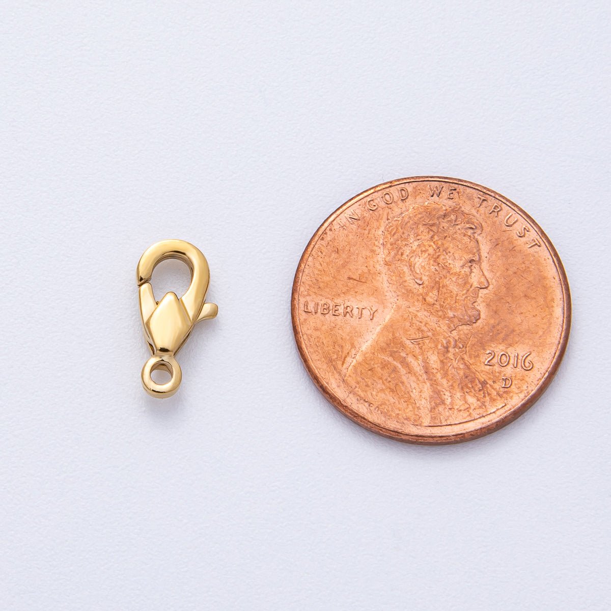 Stainless Steel 11mm Geometric Lobster Claw Clasps Closure Finding | Z1637 - DLUXCA