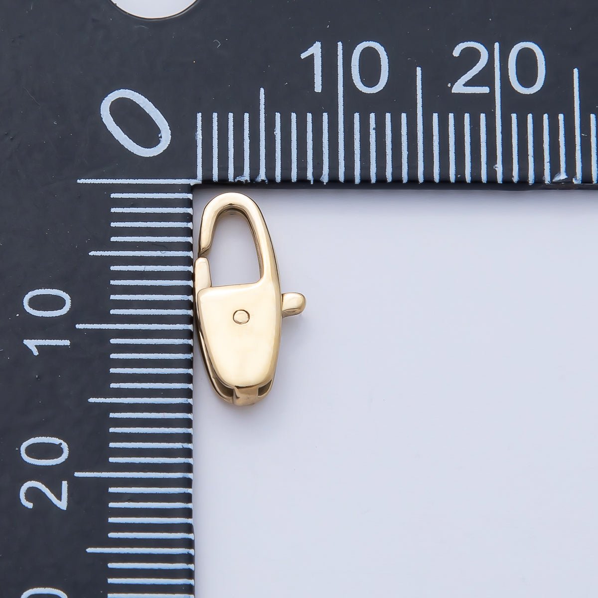 Stainless Steel 14.5mm Oblong Lobster Claw Clasps Closure Finding | Z1625 - DLUXCA