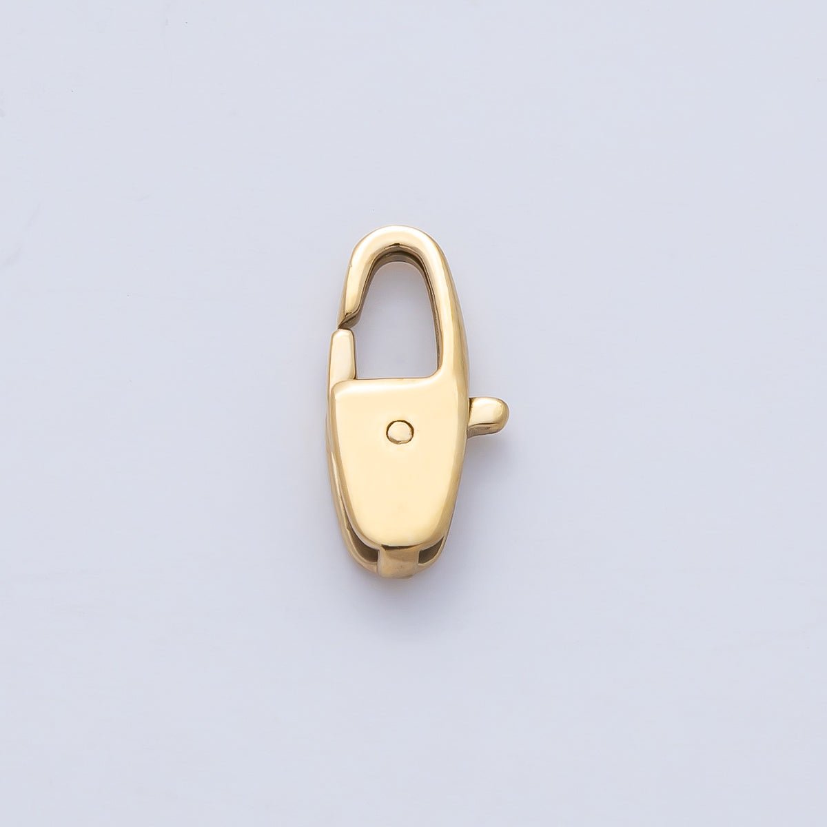 Stainless Steel 14.5mm Oblong Lobster Claw Clasps Closure Finding | Z1625 - DLUXCA
