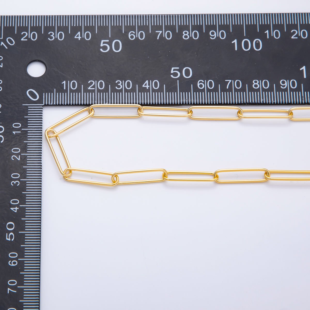 Stainless Steel 20mm Paperclip Unfinished Chain by Yard | ROLL - 1703 - DLUXCA