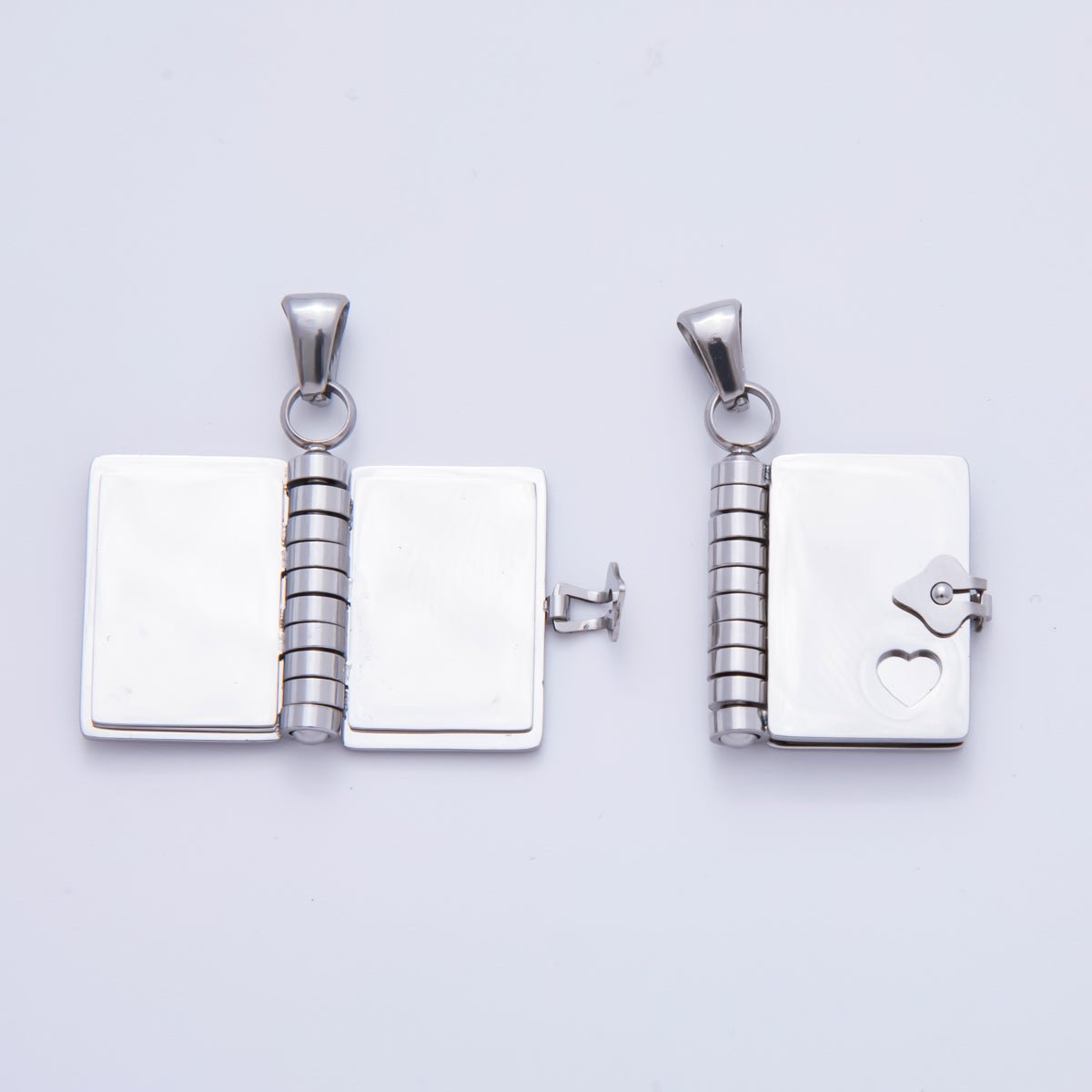 Stainless Steel 34.5mm Diary Open - Book Charm | P - 742 P - 744 - DLUXCA