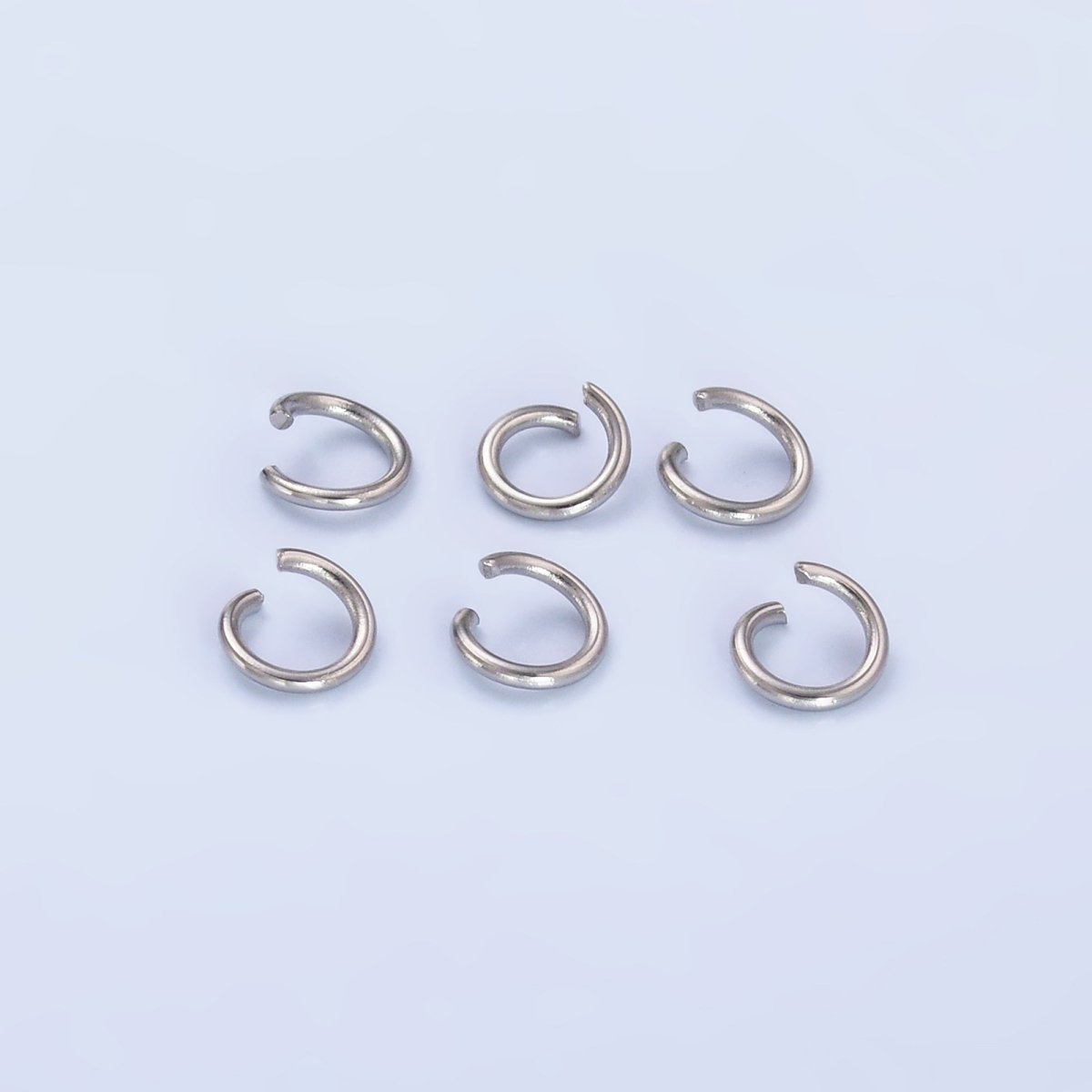 Stainless Steel 4.5mm, 5mm Minimalist Jump Ring Set Findings | Z1013 - DLUXCA
