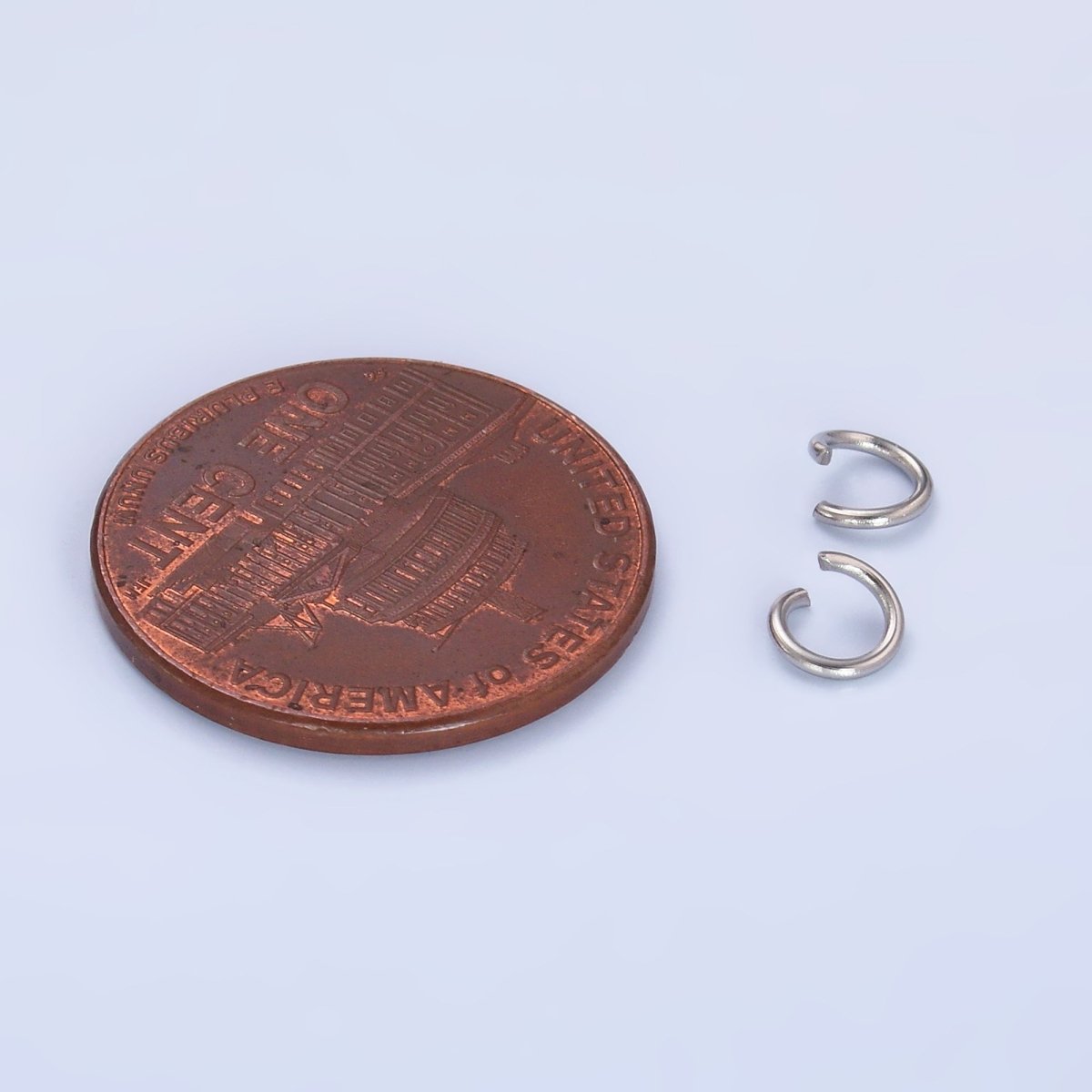 Stainless Steel 4.5mm, 5mm Minimalist Jump Ring Set Findings | Z1013 - DLUXCA